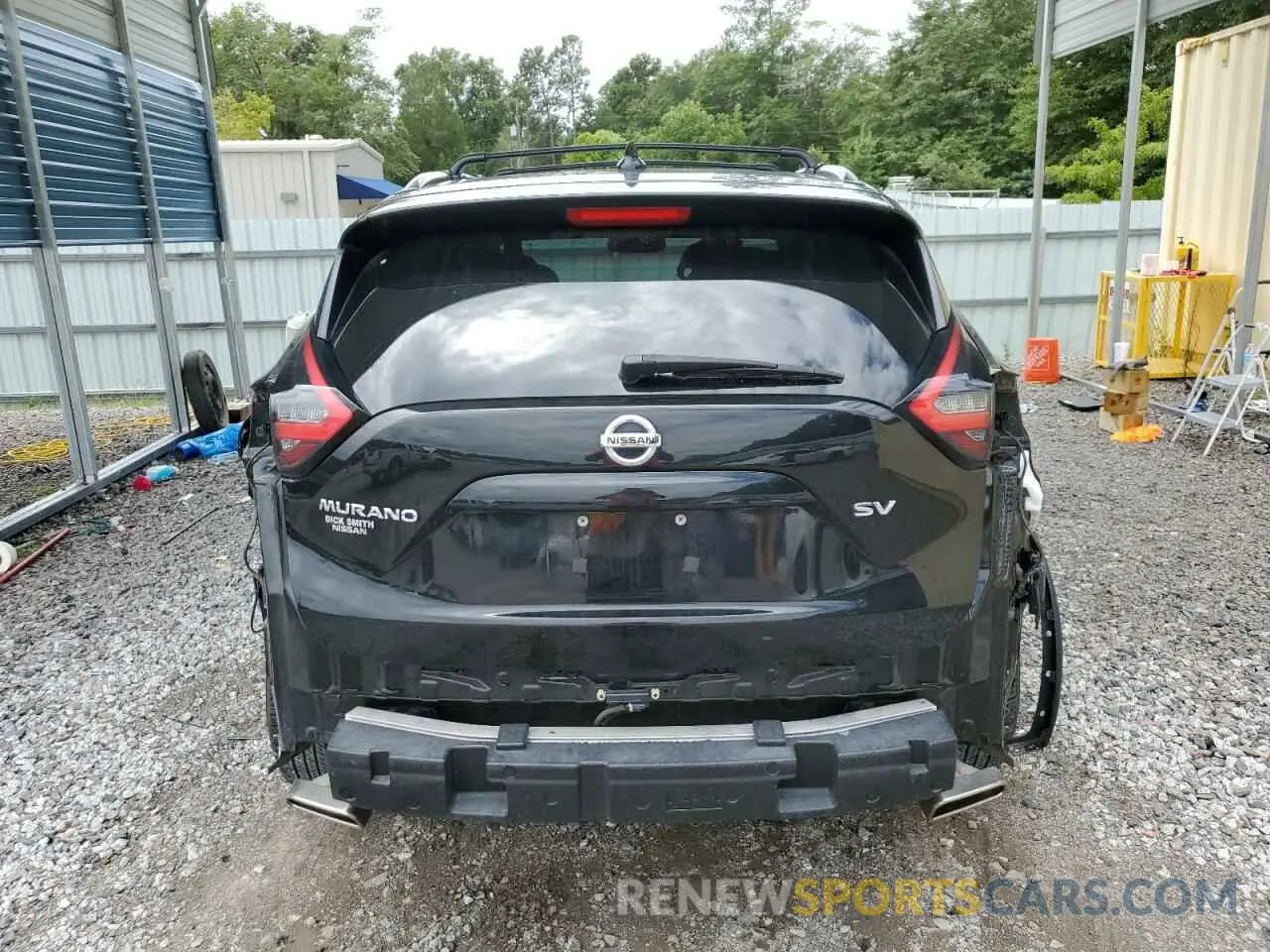 6 fotografías del automóvil dañado 5N1AZ2MJ9KN140090 NISSAN MURANO 2019