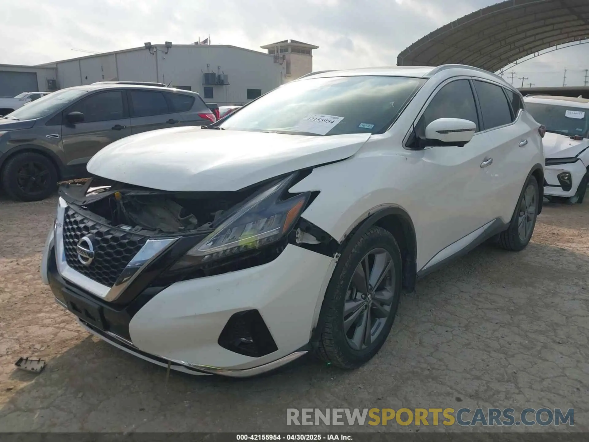 2 fotografías del automóvil dañado 5N1AZ2MJXKN117353 NISSAN MURANO 2019