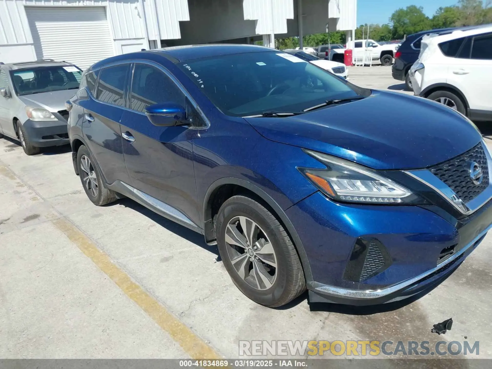 1 fotografías del automóvil dañado 5N1AZ2MJXKN125131 NISSAN MURANO 2019