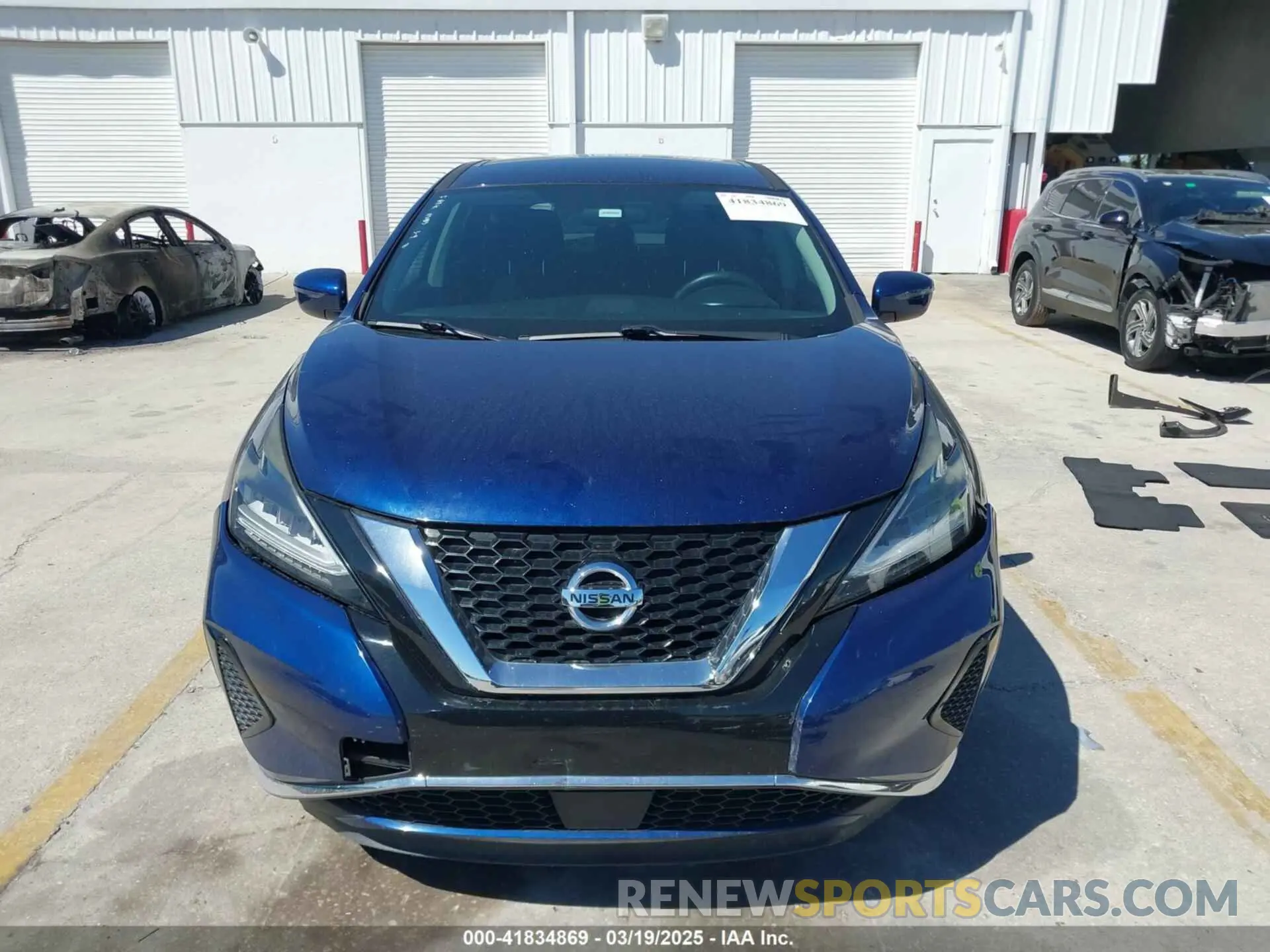12 fotografías del automóvil dañado 5N1AZ2MJXKN125131 NISSAN MURANO 2019