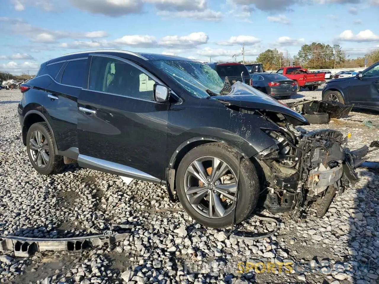 4 fotografías del automóvil dañado 5N1AZ2MJXKN150059 NISSAN MURANO 2019