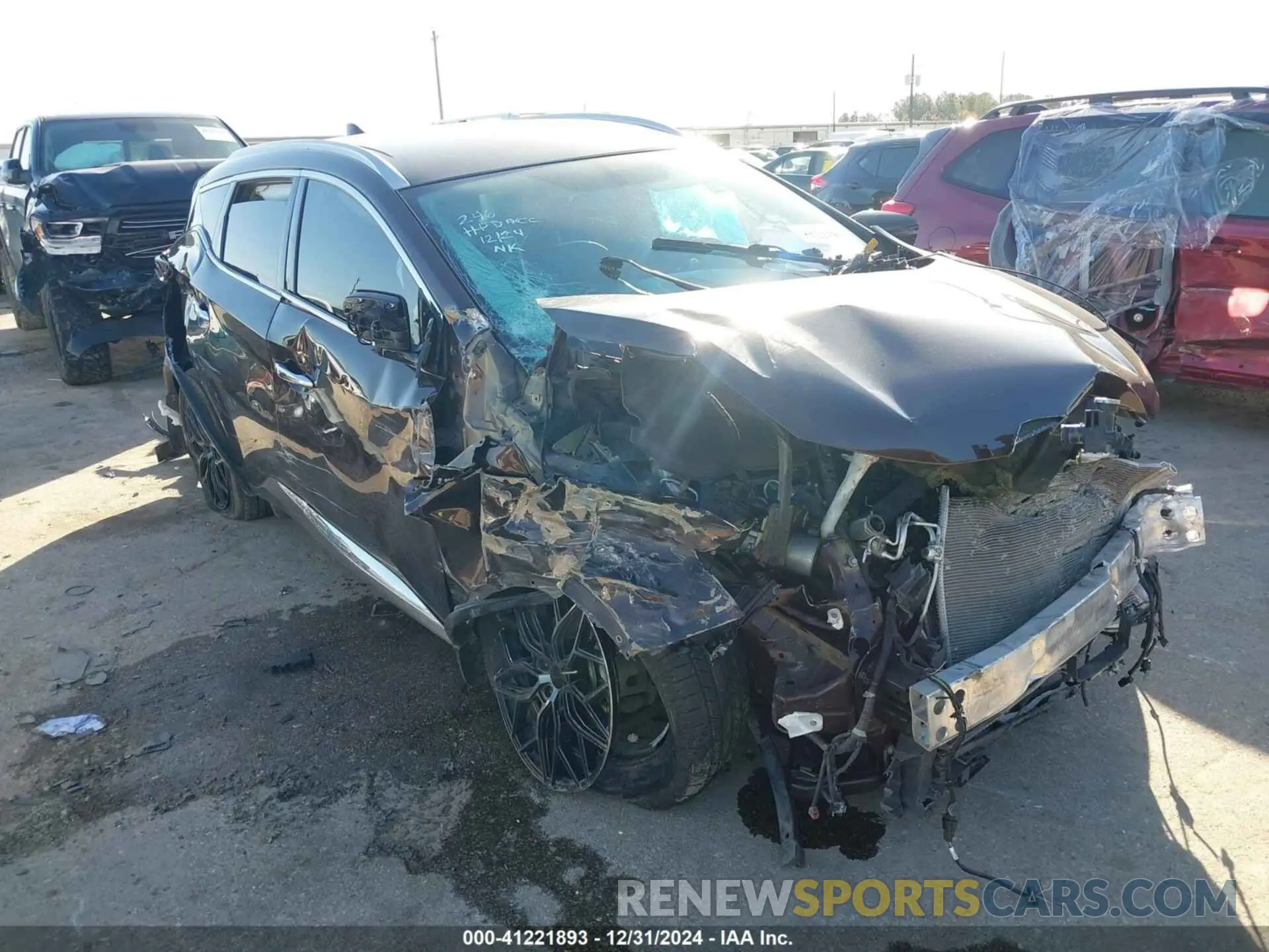 1 fotografías del automóvil dañado 5N1AZ2MJXKN167024 NISSAN MURANO 2019