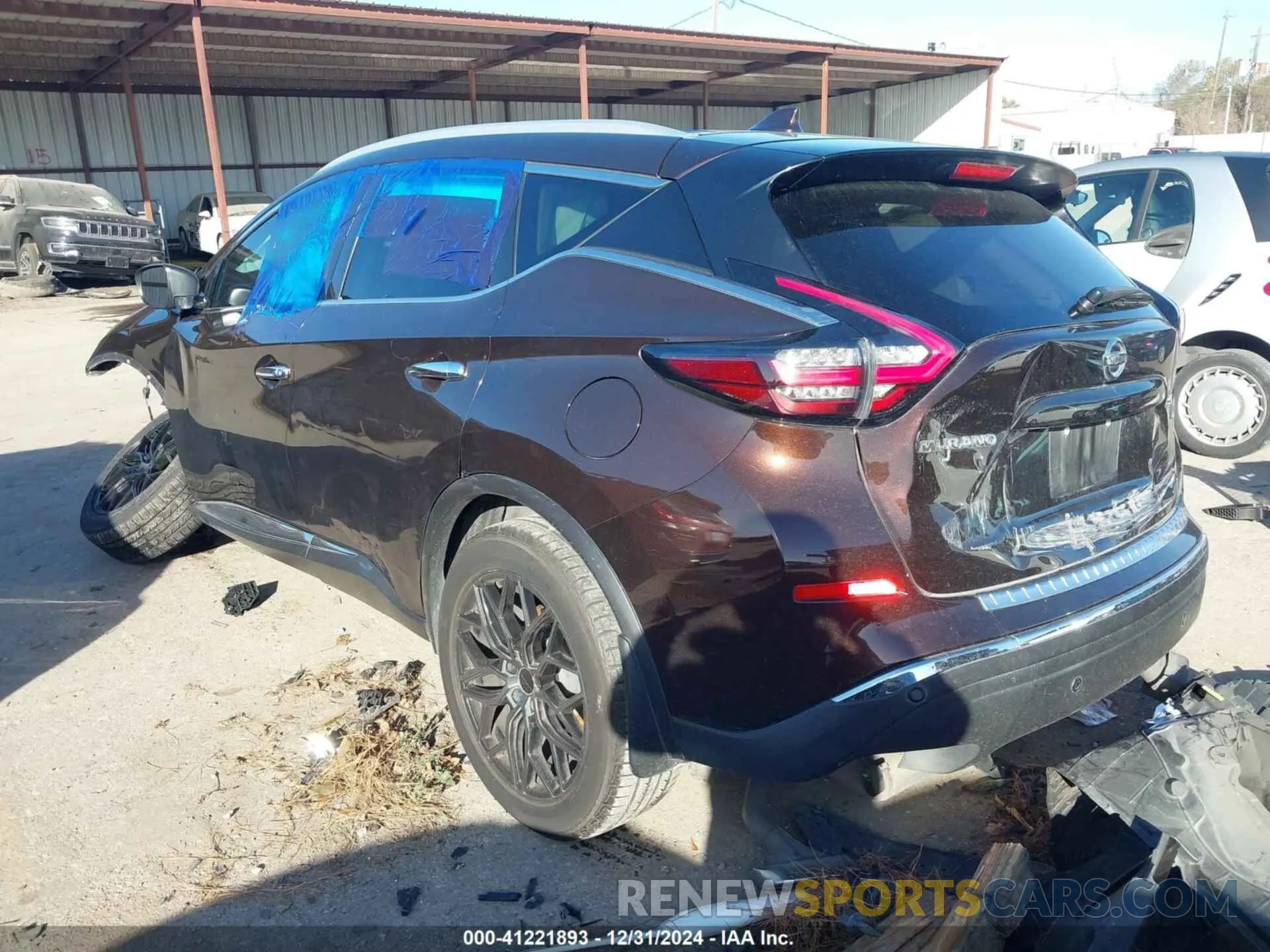 3 fotografías del automóvil dañado 5N1AZ2MJXKN167024 NISSAN MURANO 2019