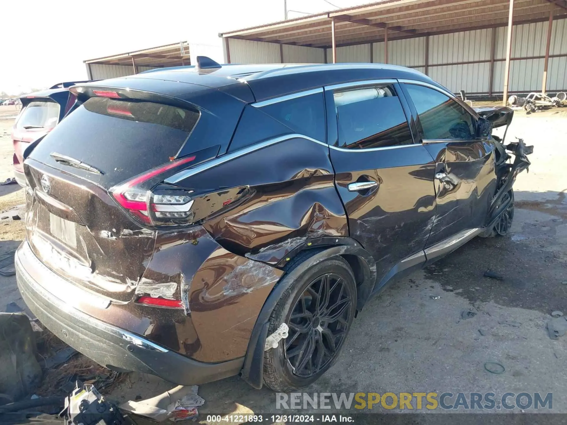 4 fotografías del automóvil dañado 5N1AZ2MJXKN167024 NISSAN MURANO 2019