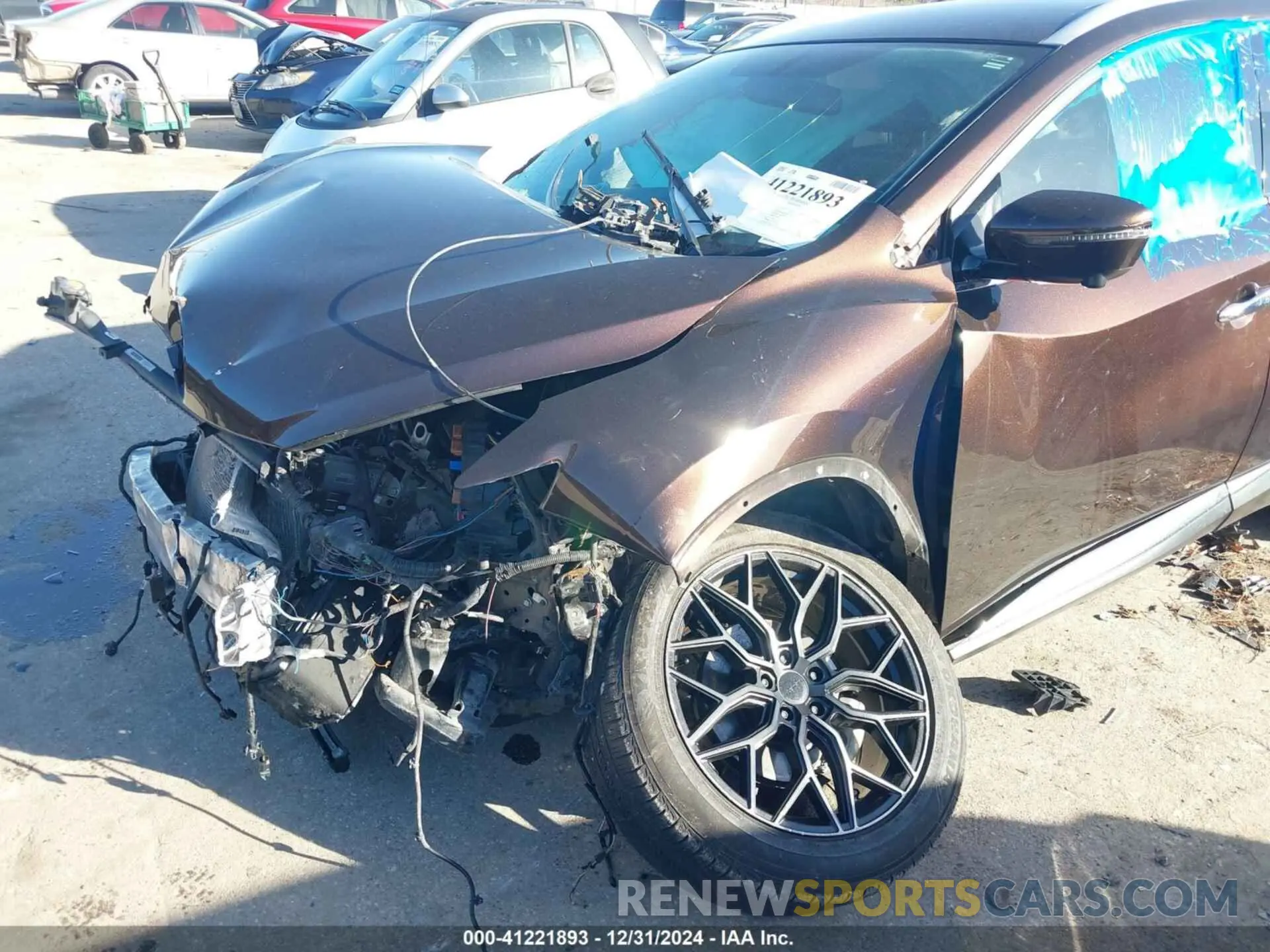 6 fotografías del automóvil dañado 5N1AZ2MJXKN167024 NISSAN MURANO 2019