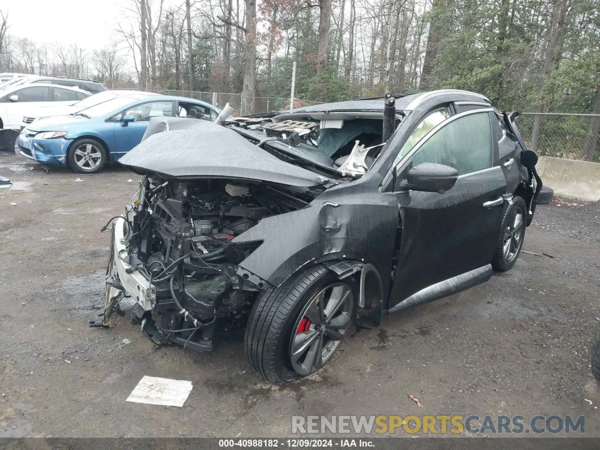 2 fotografías del automóvil dañado 5N1AZ2MS0KN105981 NISSAN MURANO 2019