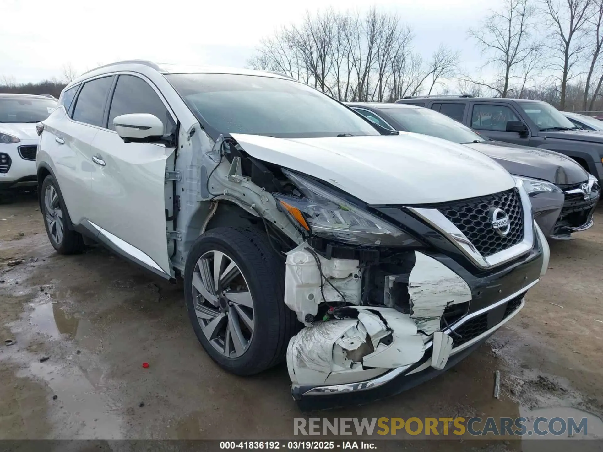 1 fotografías del automóvil dañado 5N1AZ2MS0KN111800 NISSAN MURANO 2019