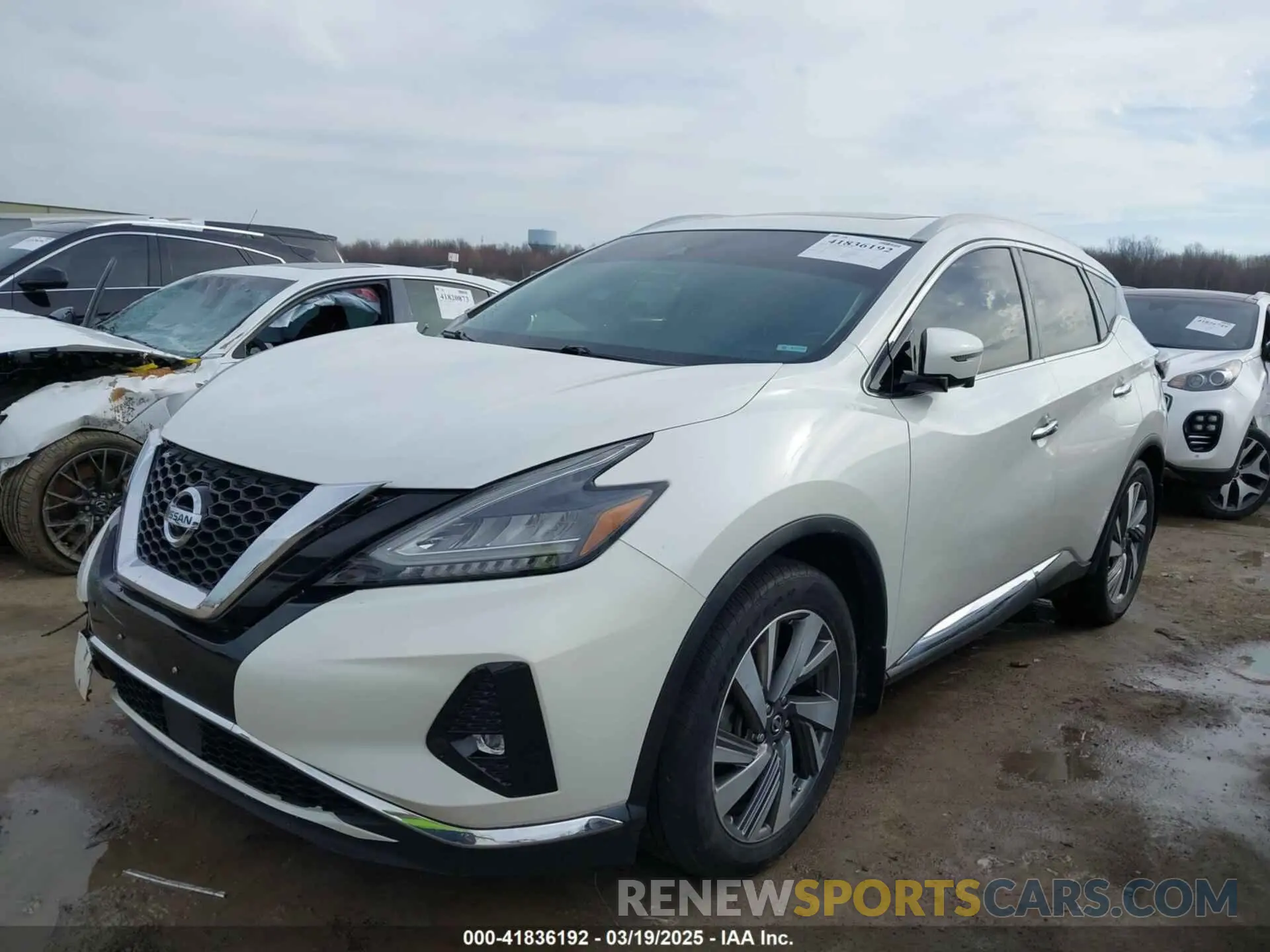 2 fotografías del automóvil dañado 5N1AZ2MS0KN111800 NISSAN MURANO 2019