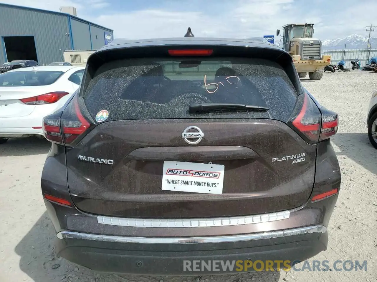 6 fotografías del automóvil dañado 5N1AZ2MS0KN140035 NISSAN MURANO 2019