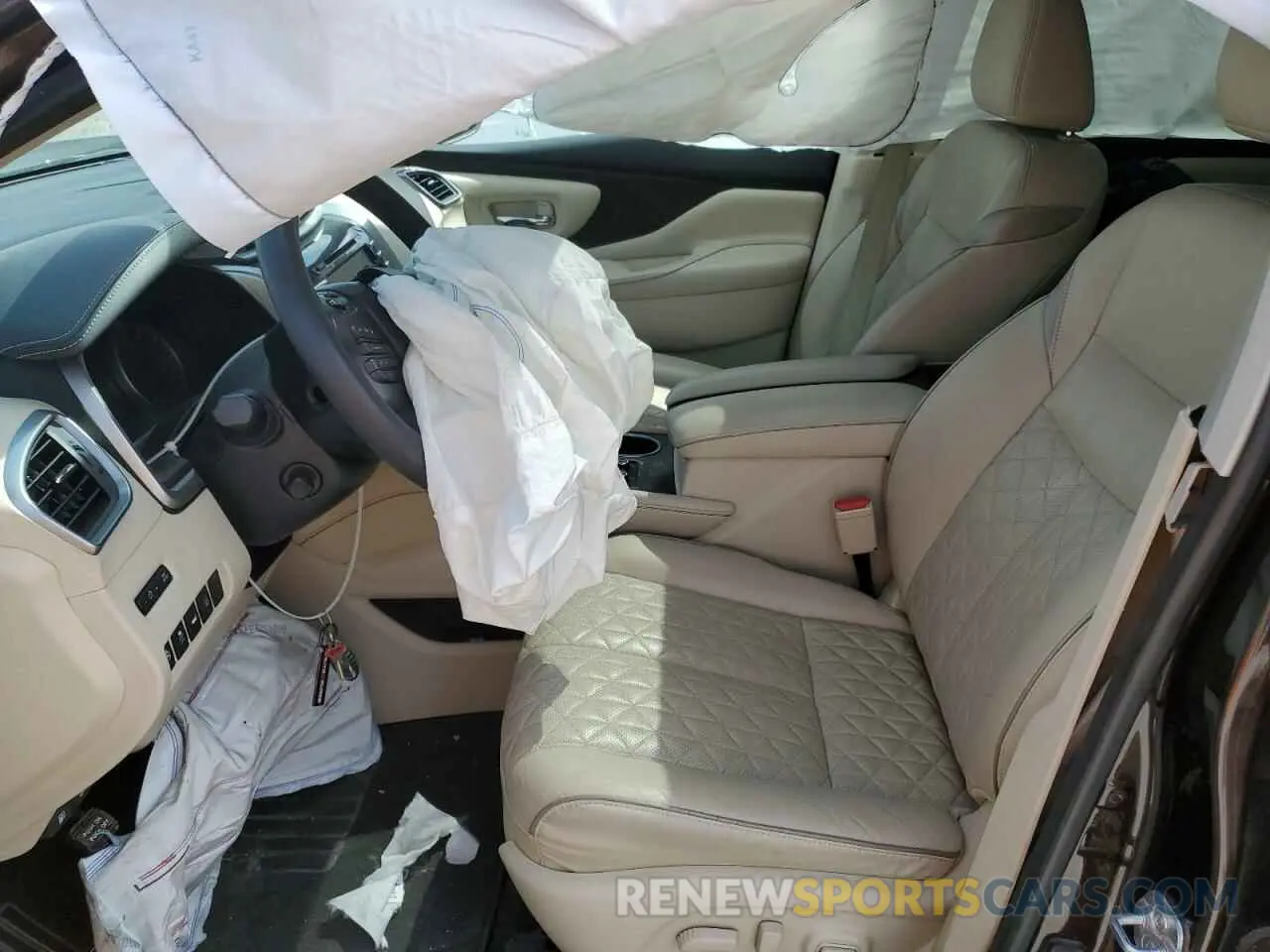 7 fotografías del automóvil dañado 5N1AZ2MS0KN140035 NISSAN MURANO 2019