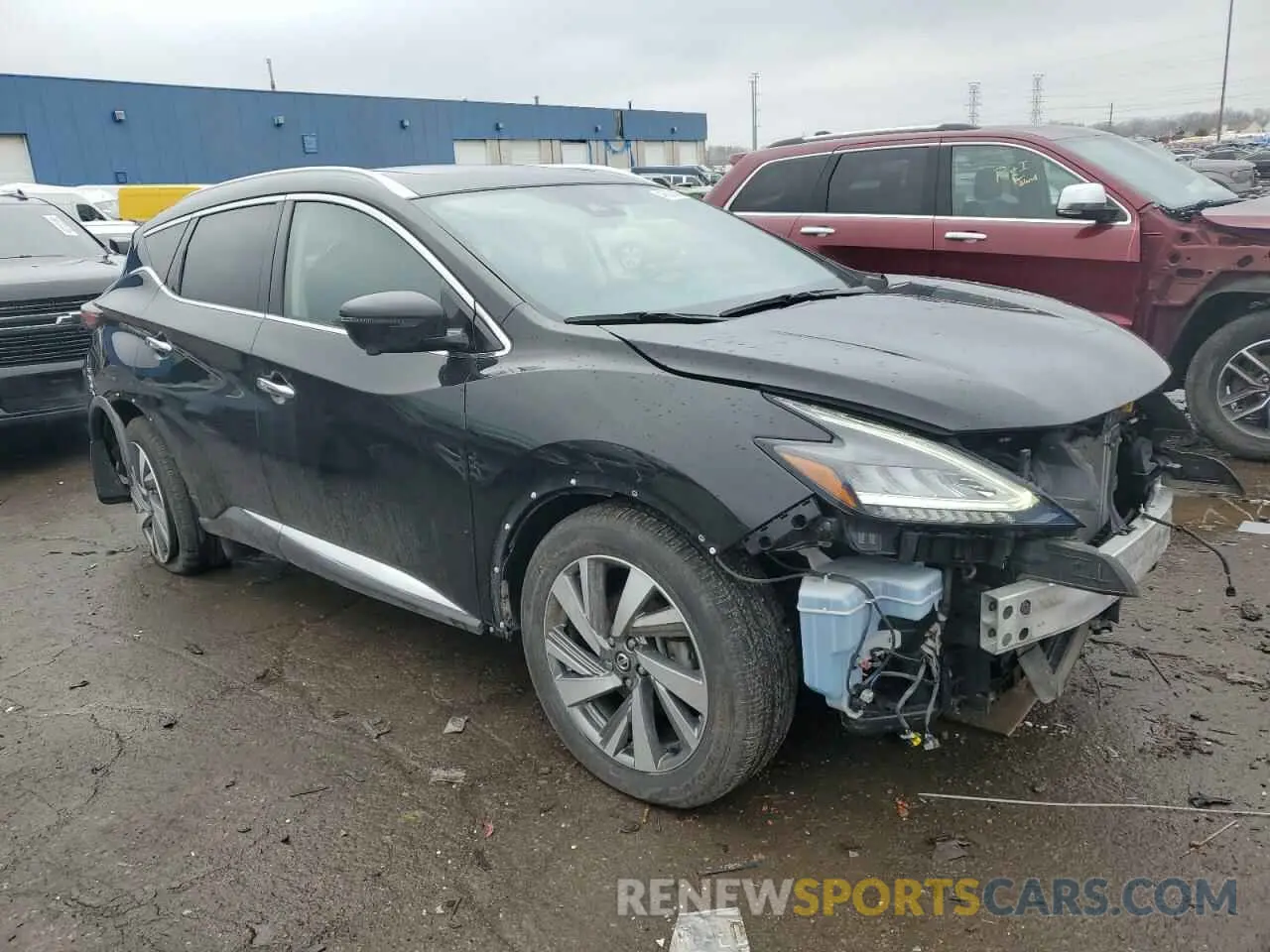 4 fotografías del automóvil dañado 5N1AZ2MS0KN166473 NISSAN MURANO 2019
