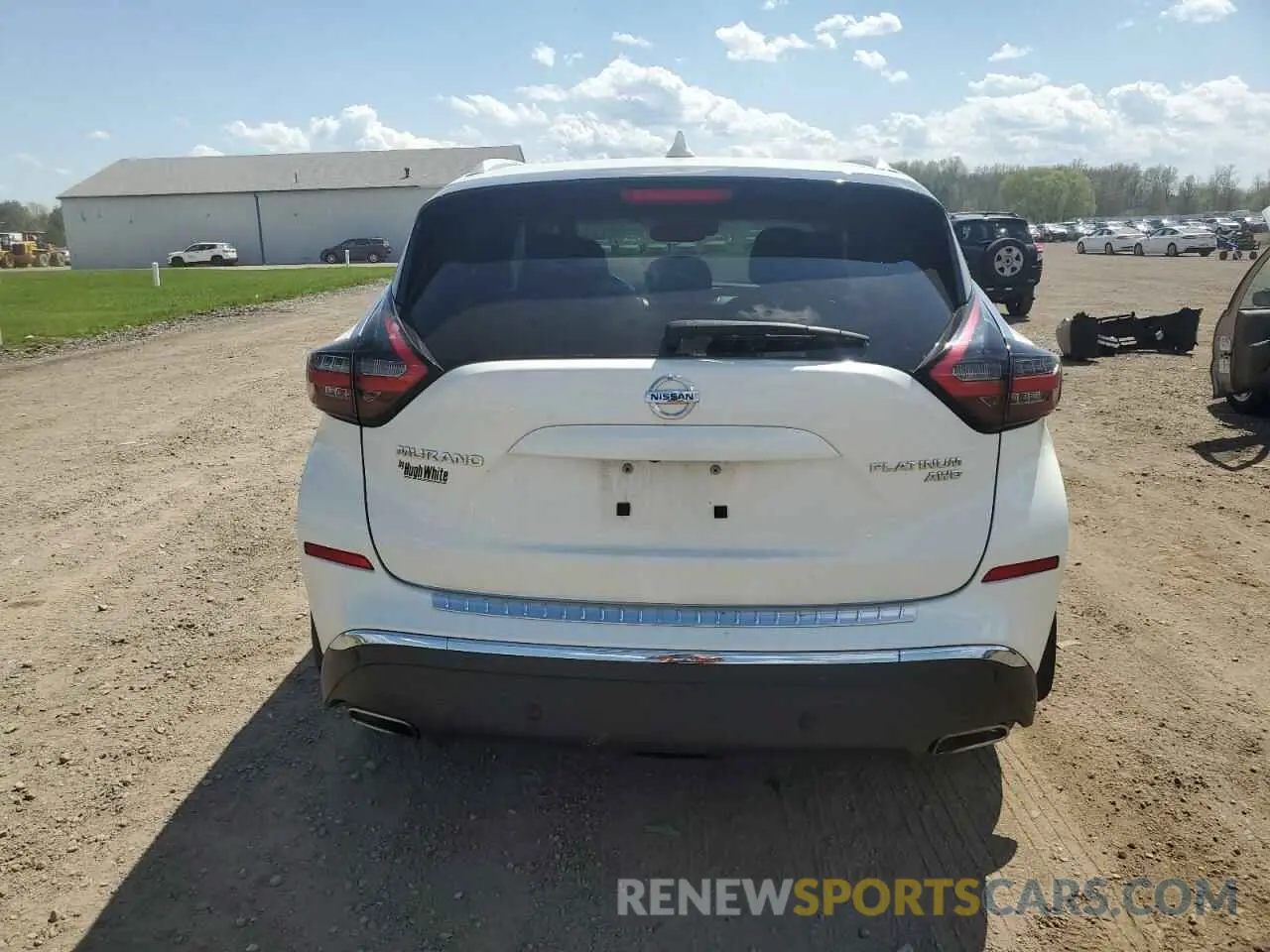 6 fotografías del automóvil dañado 5N1AZ2MS1KN122661 NISSAN MURANO 2019