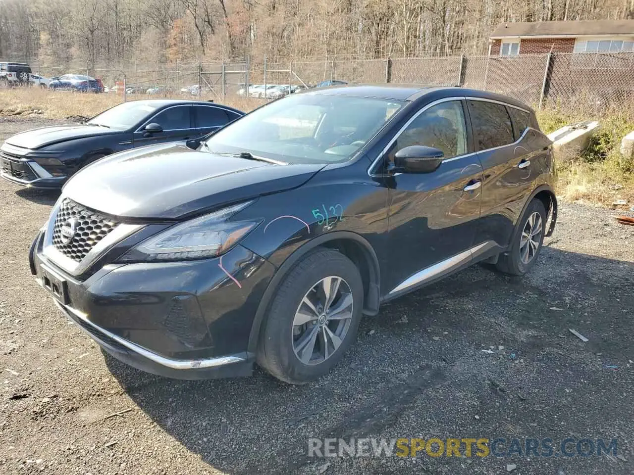 1 fotografías del automóvil dañado 5N1AZ2MS1KN123602 NISSAN MURANO 2019