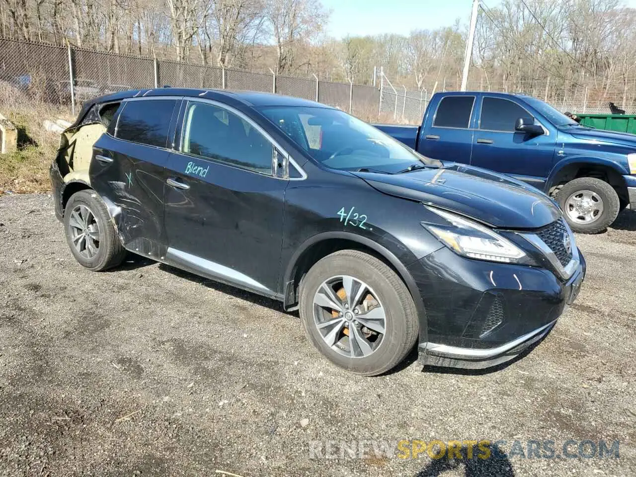 4 fotografías del automóvil dañado 5N1AZ2MS1KN123602 NISSAN MURANO 2019