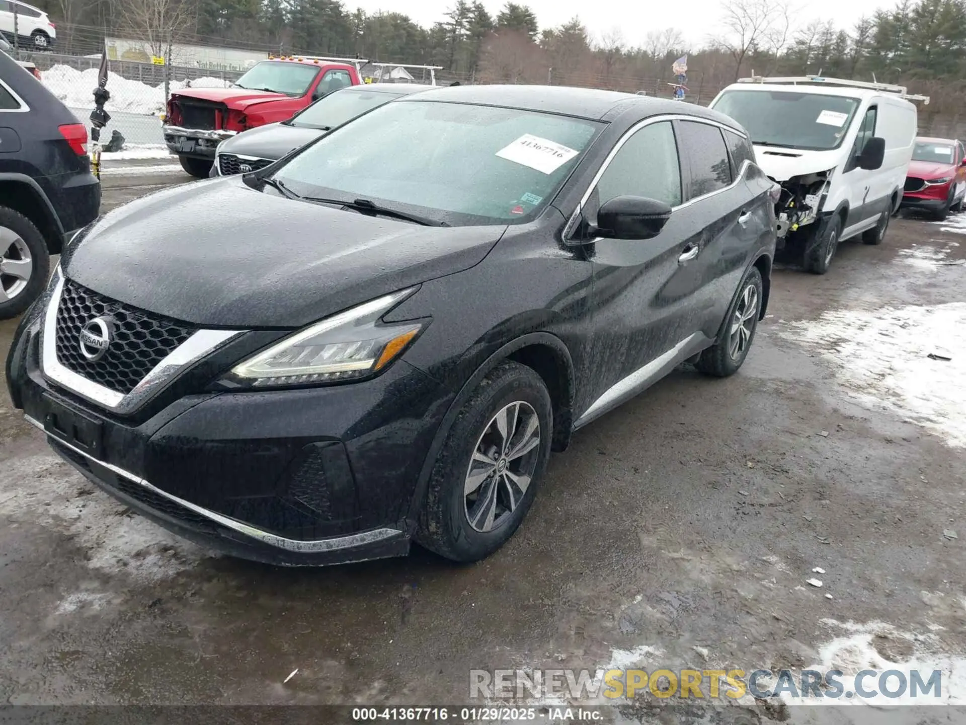 2 fotografías del automóvil dañado 5N1AZ2MS1KN141078 NISSAN MURANO 2019