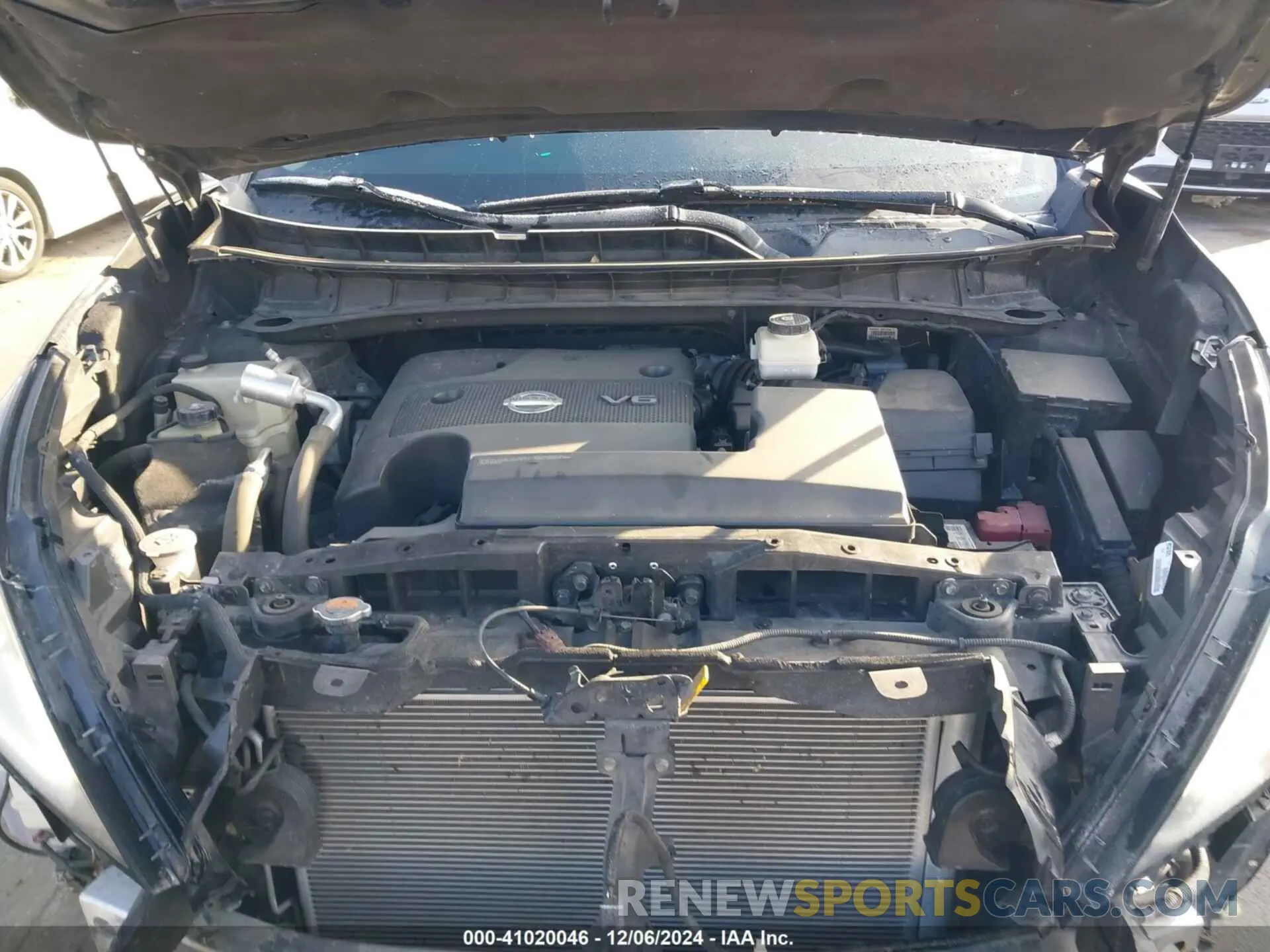 10 fotografías del automóvil dañado 5N1AZ2MS2KN102449 NISSAN MURANO 2019