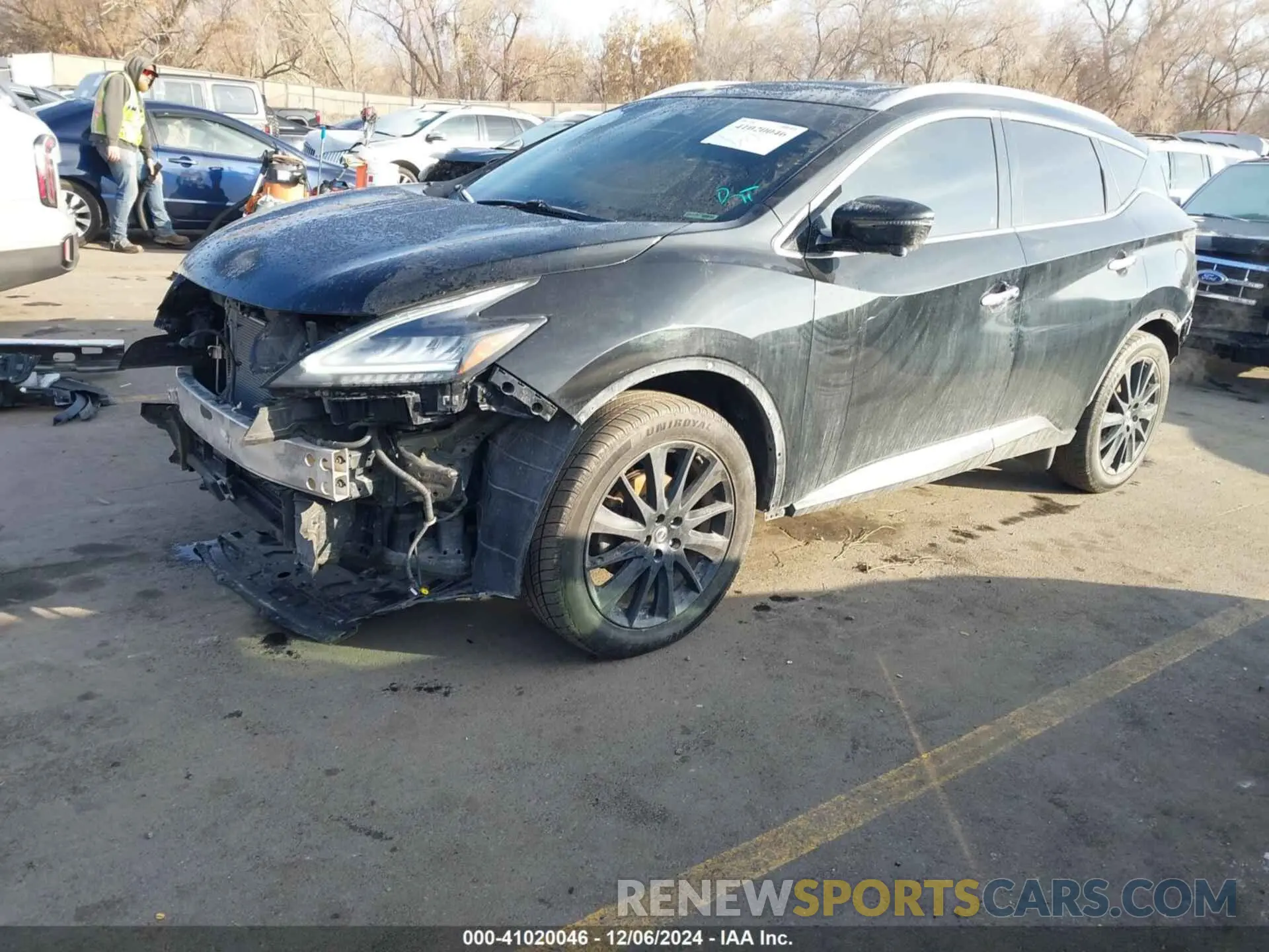 2 fotografías del automóvil dañado 5N1AZ2MS2KN102449 NISSAN MURANO 2019