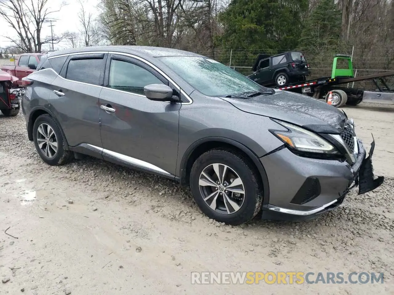 4 fotografías del automóvil dañado 5N1AZ2MS3KN110866 NISSAN MURANO 2019