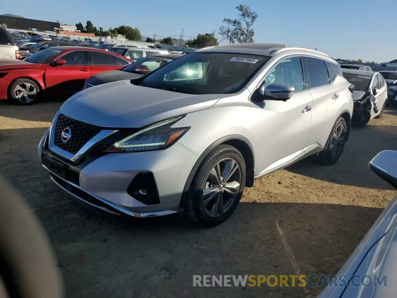 1 fotografías del automóvil dañado 5N1AZ2MS3KN128638 NISSAN MURANO 2019