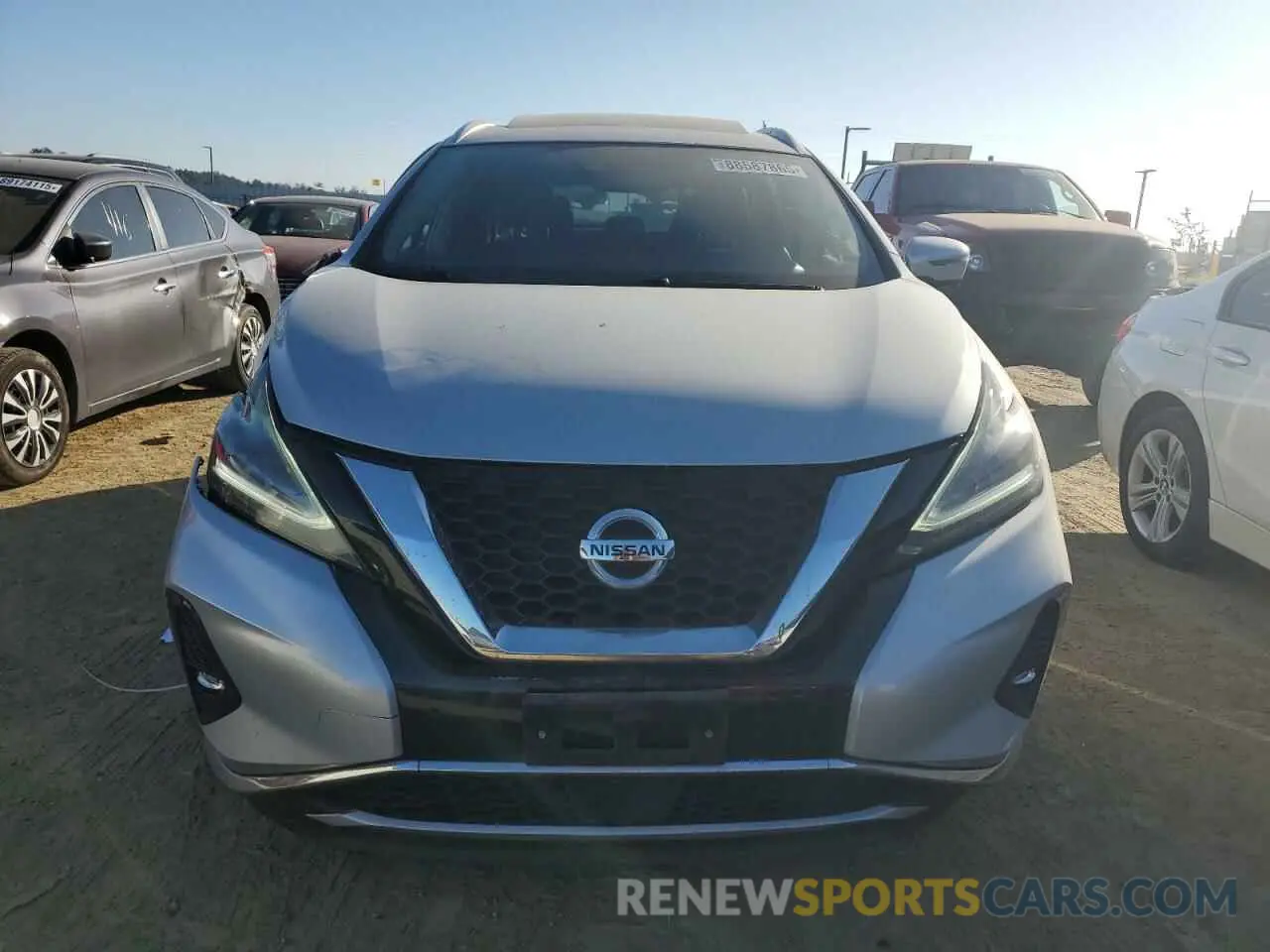 5 fotografías del automóvil dañado 5N1AZ2MS3KN128638 NISSAN MURANO 2019