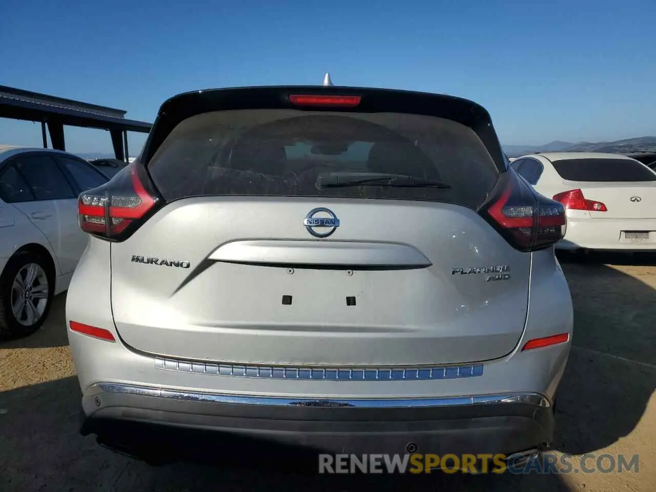 6 fotografías del automóvil dañado 5N1AZ2MS3KN128638 NISSAN MURANO 2019