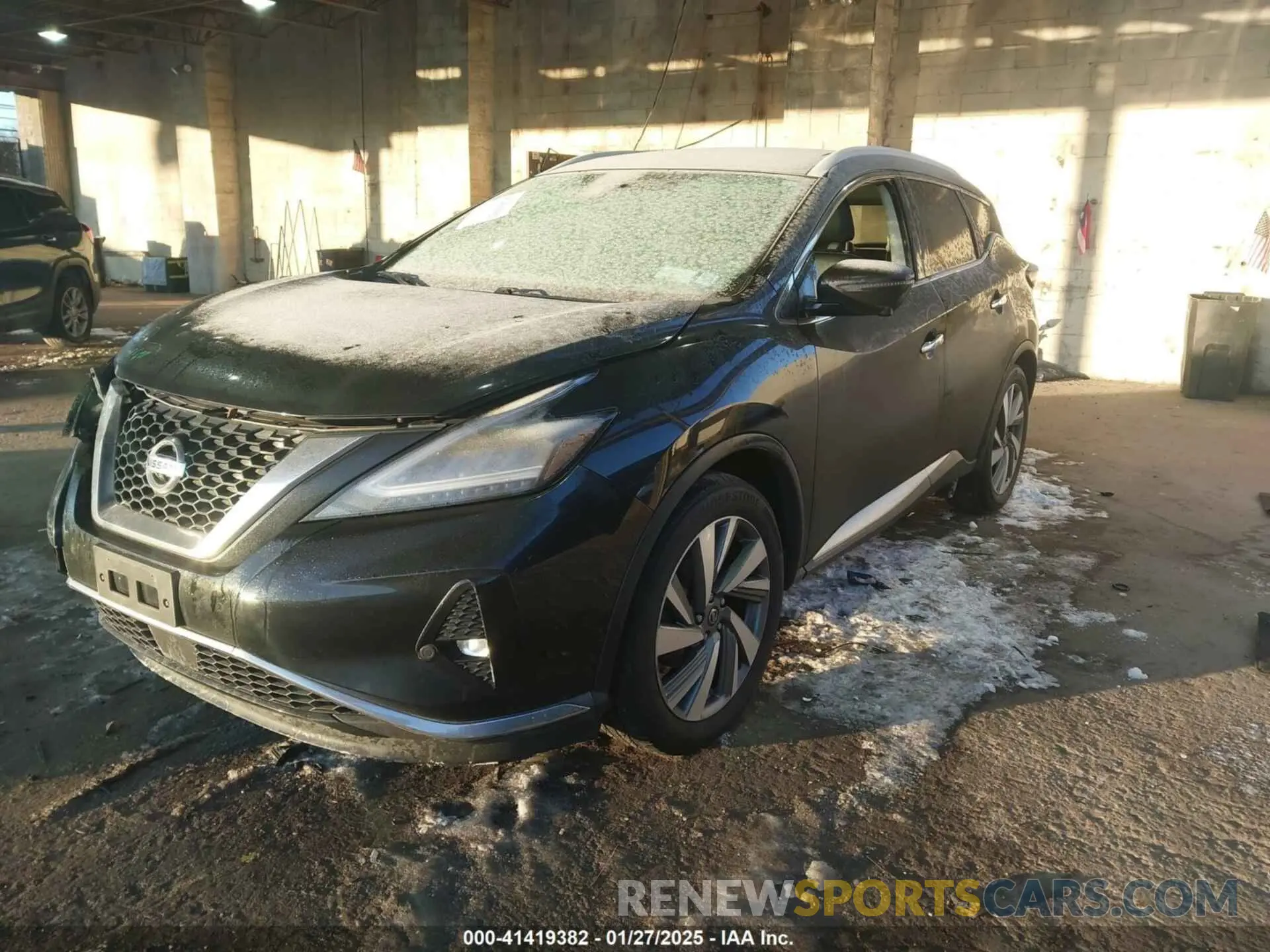 2 fotografías del automóvil dañado 5N1AZ2MS3KN161252 NISSAN MURANO 2019