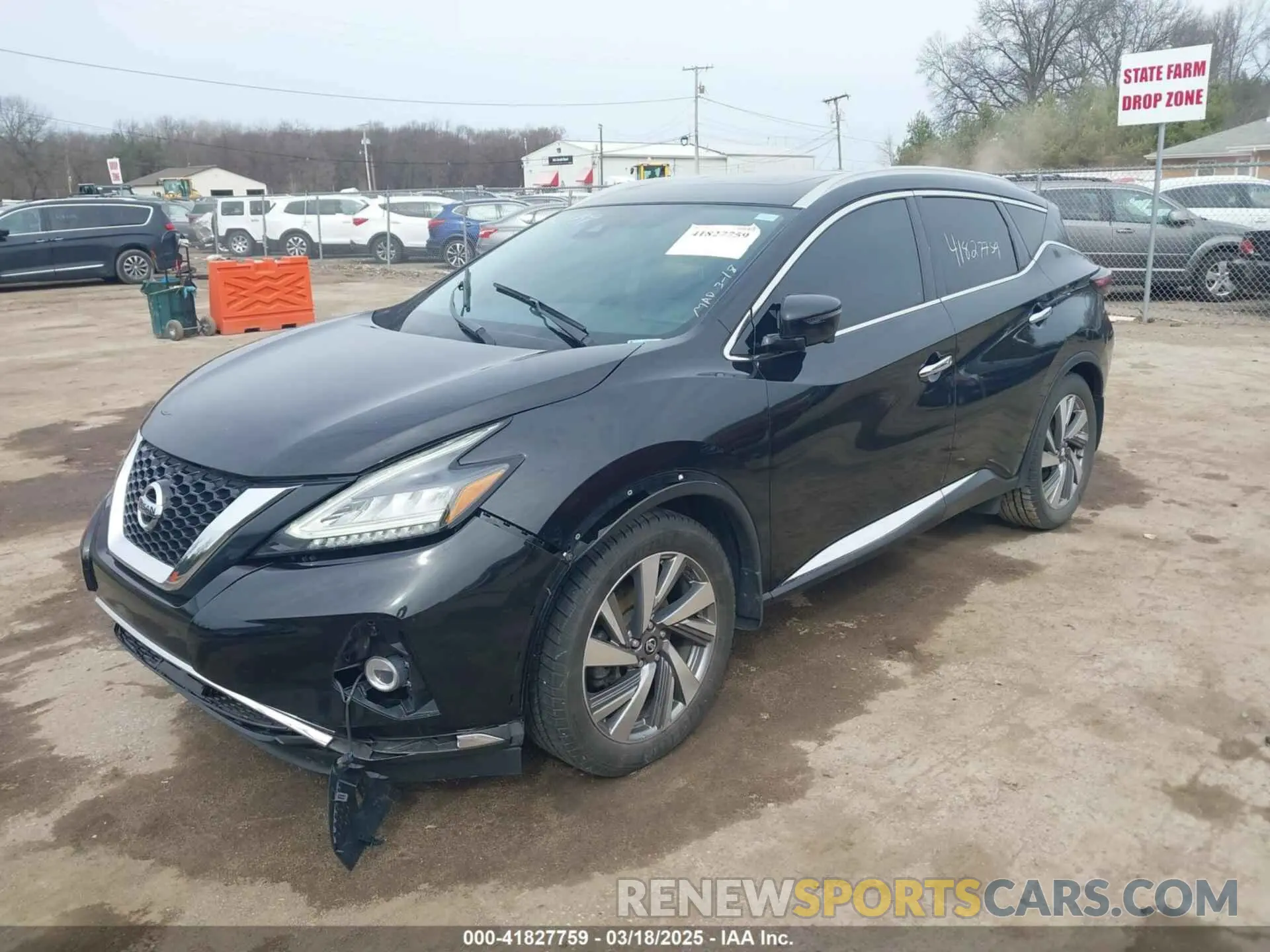 2 fotografías del automóvil dañado 5N1AZ2MS4KN153502 NISSAN MURANO 2019