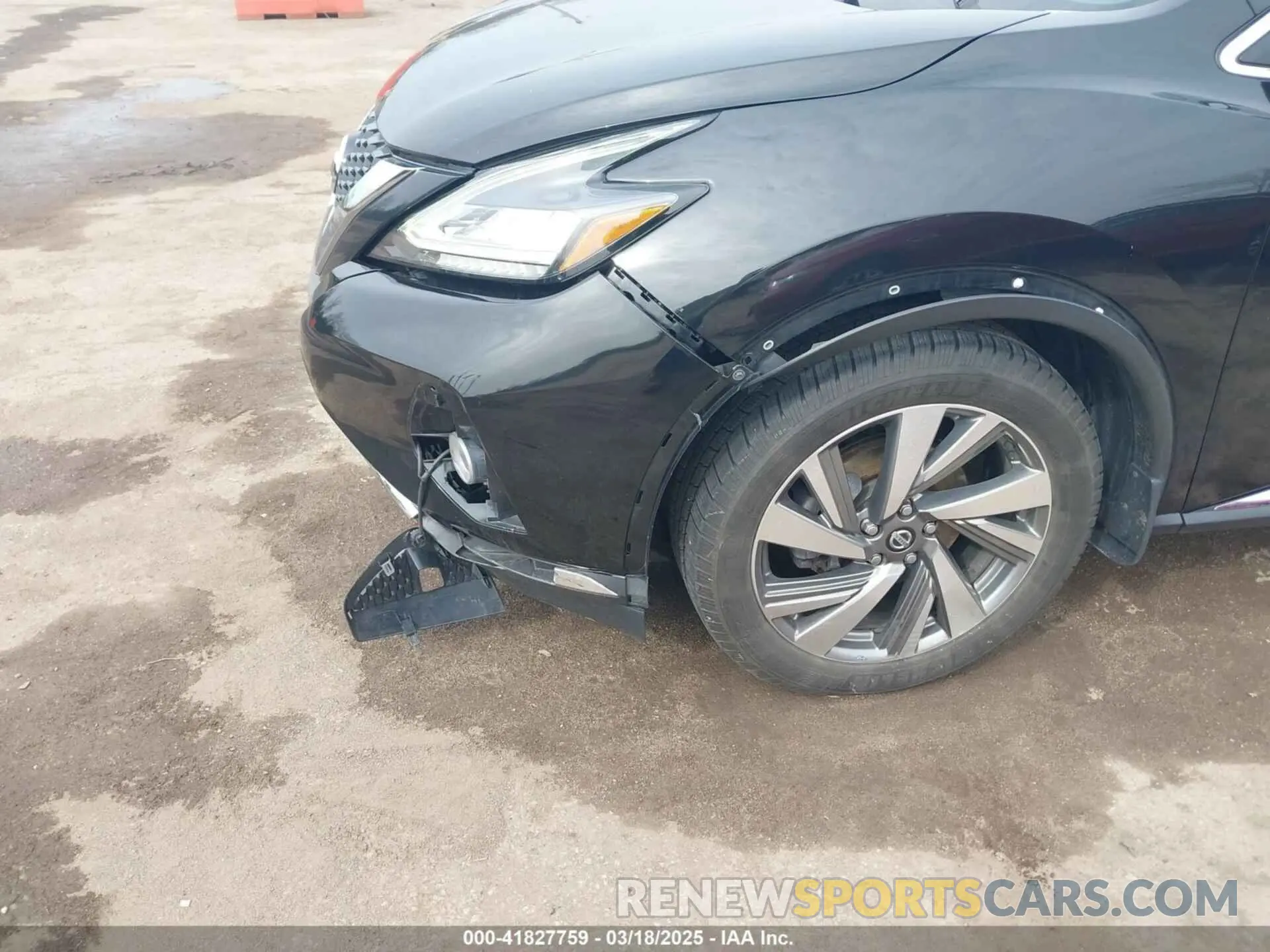 6 fotografías del automóvil dañado 5N1AZ2MS4KN153502 NISSAN MURANO 2019