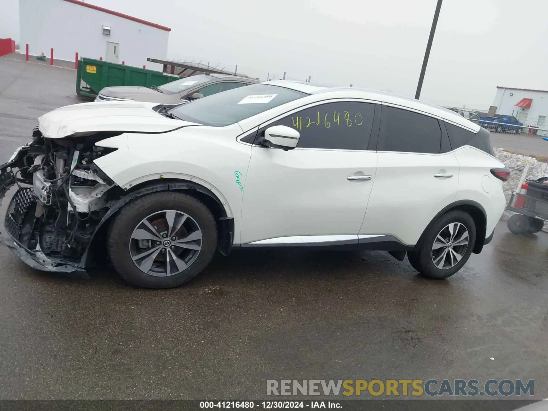 15 fotografías del automóvil dañado 5N1AZ2MS5KN127913 NISSAN MURANO 2019