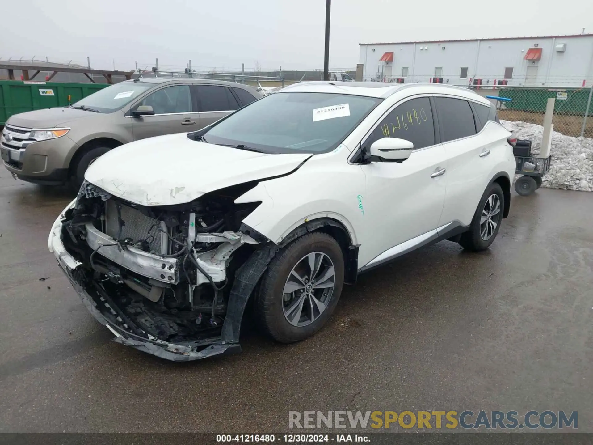 2 fotografías del automóvil dañado 5N1AZ2MS5KN127913 NISSAN MURANO 2019