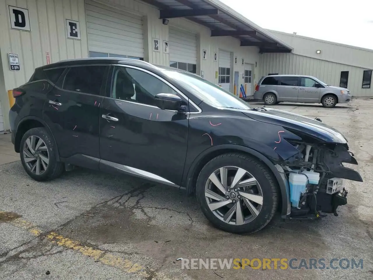 4 fotografías del automóvil dañado 5N1AZ2MS5KN130052 NISSAN MURANO 2019