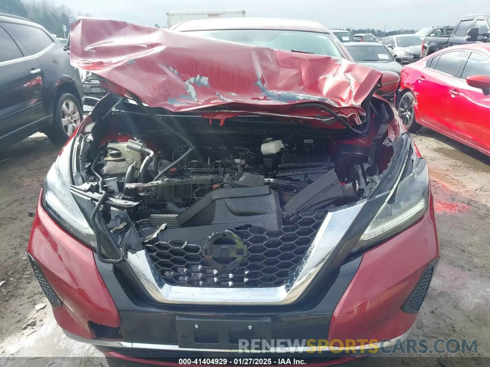 6 fotografías del automóvil dañado 5N1AZ2MS5KN165870 NISSAN MURANO 2019