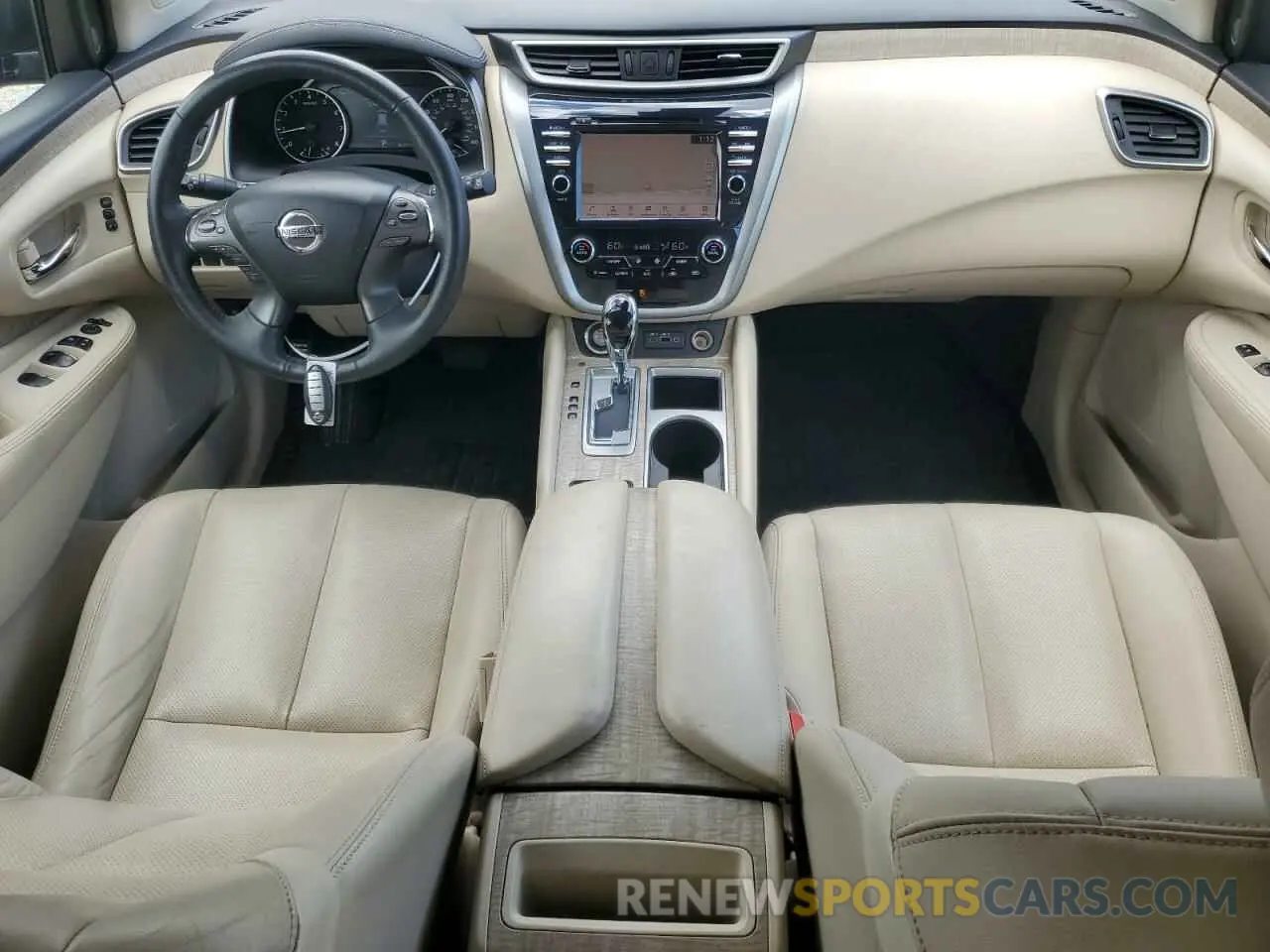 8 fotografías del automóvil dañado 5N1AZ2MS6KN101952 NISSAN MURANO 2019