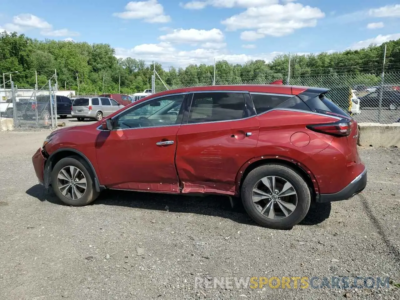 2 fotografías del automóvil dañado 5N1AZ2MS6KN102681 NISSAN MURANO 2019