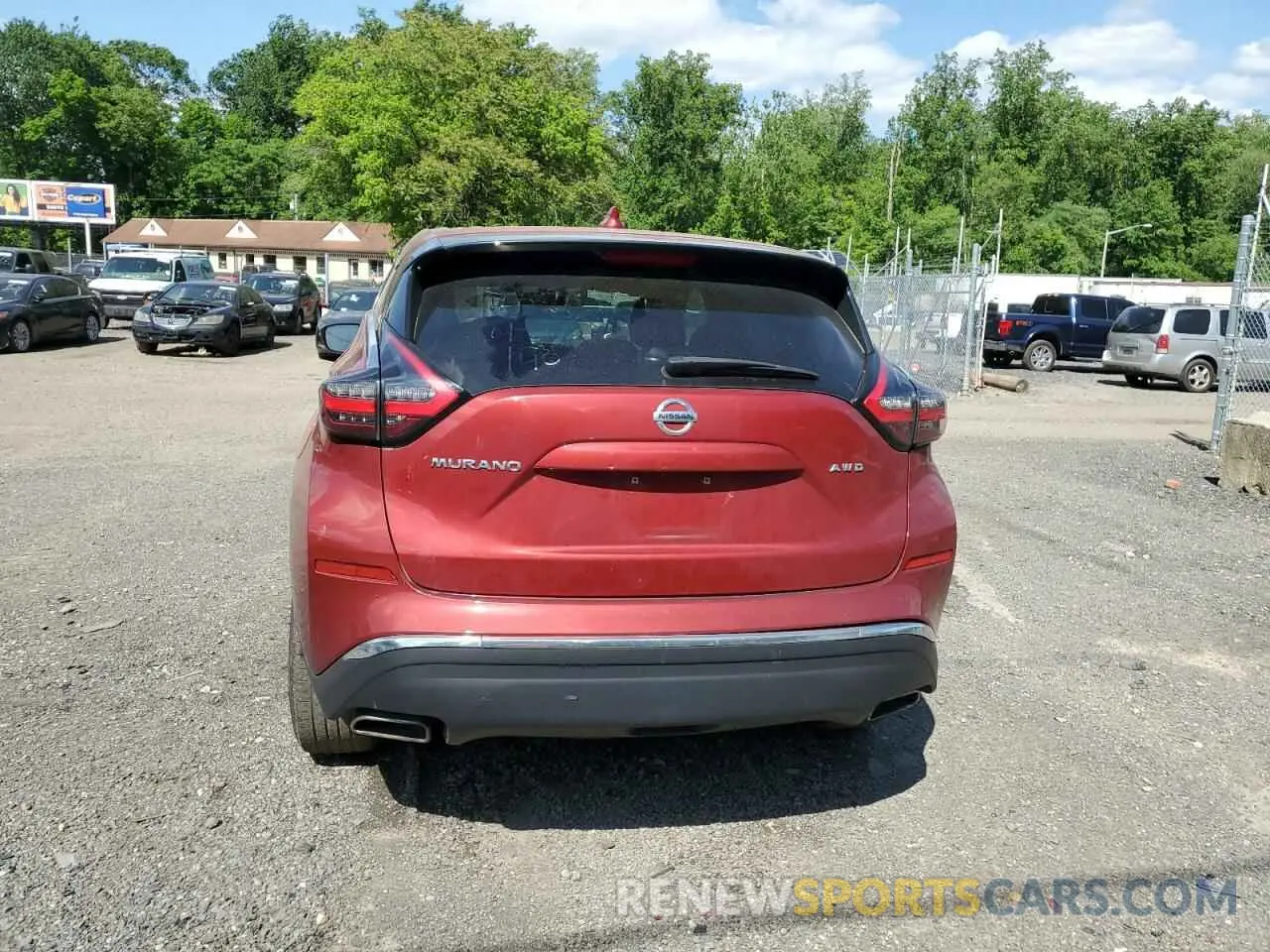 6 fotografías del automóvil dañado 5N1AZ2MS6KN102681 NISSAN MURANO 2019