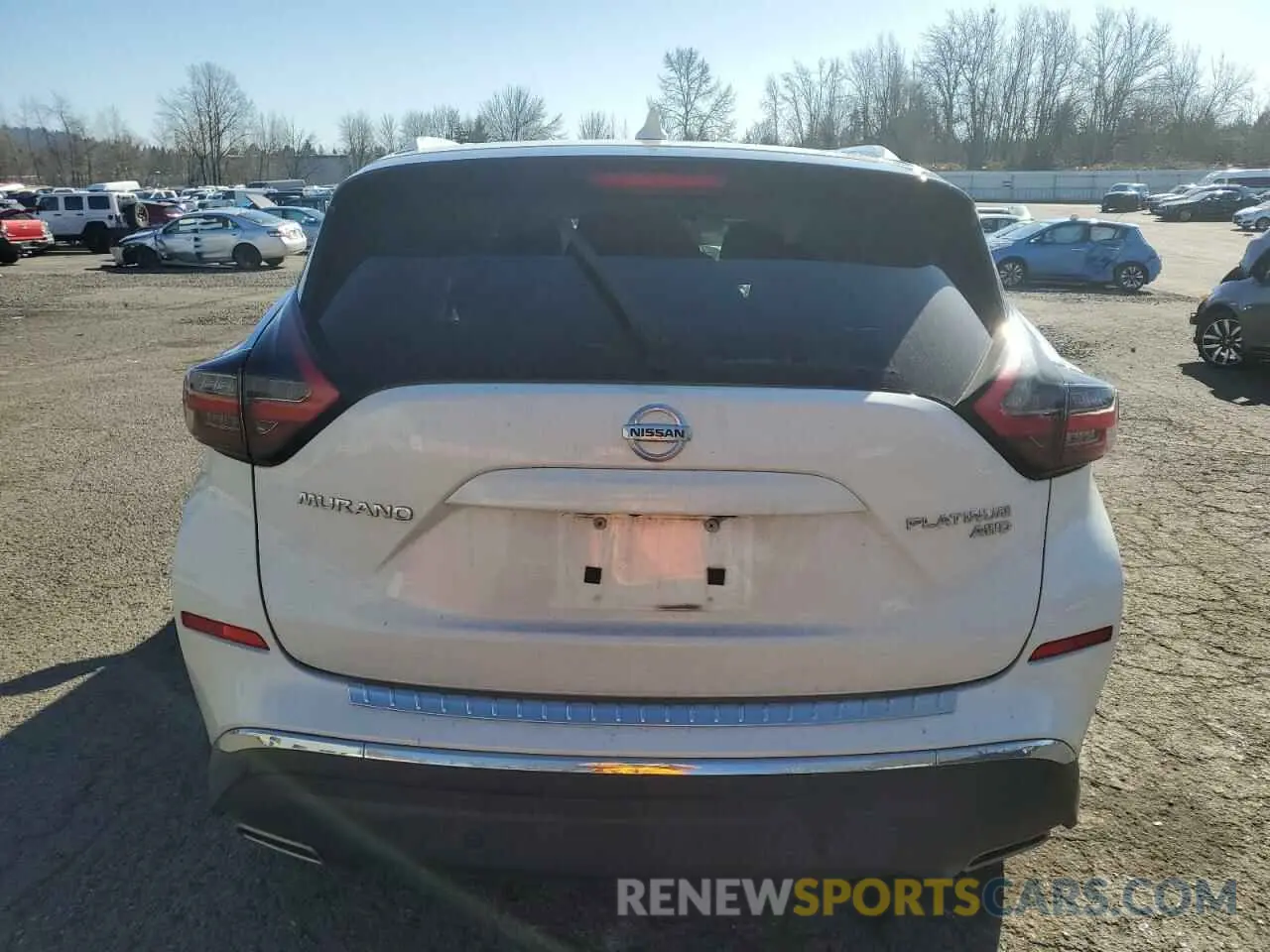 6 fotografías del automóvil dañado 5N1AZ2MS6KN103426 NISSAN MURANO 2019
