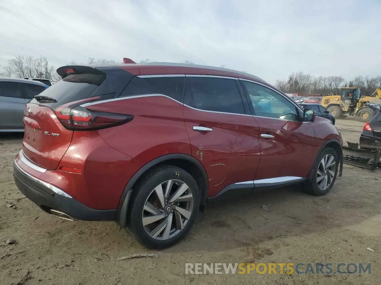 3 fotografías del automóvil dañado 5N1AZ2MS6KN116807 NISSAN MURANO 2019