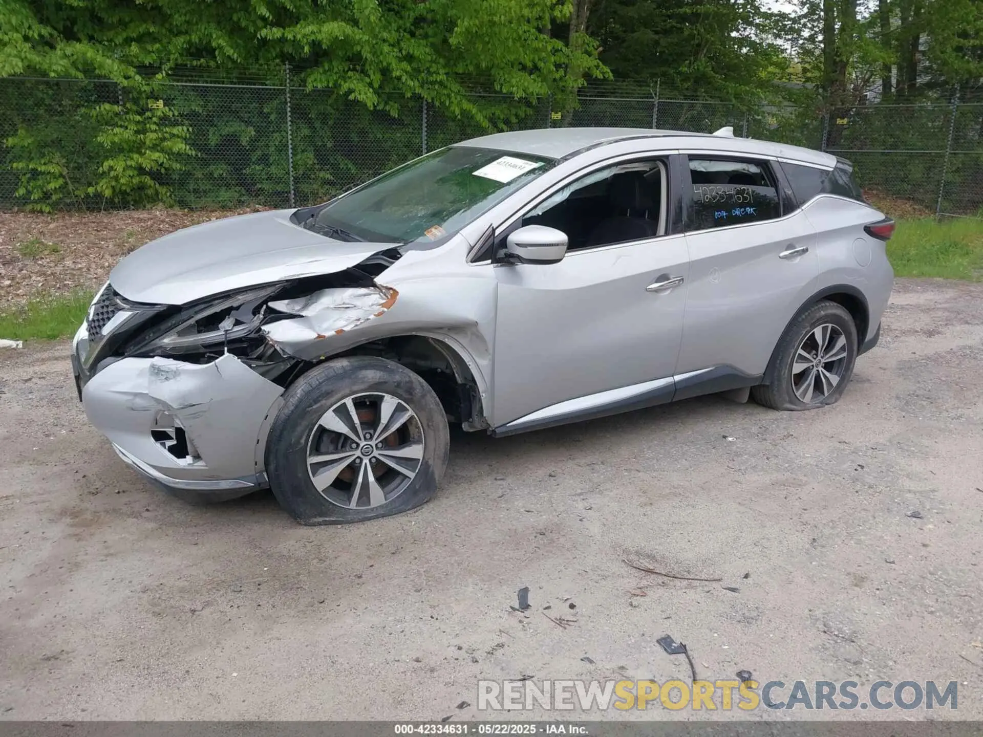 2 fotografías del automóvil dañado 5N1AZ2MS6KN156093 NISSAN MURANO 2019
