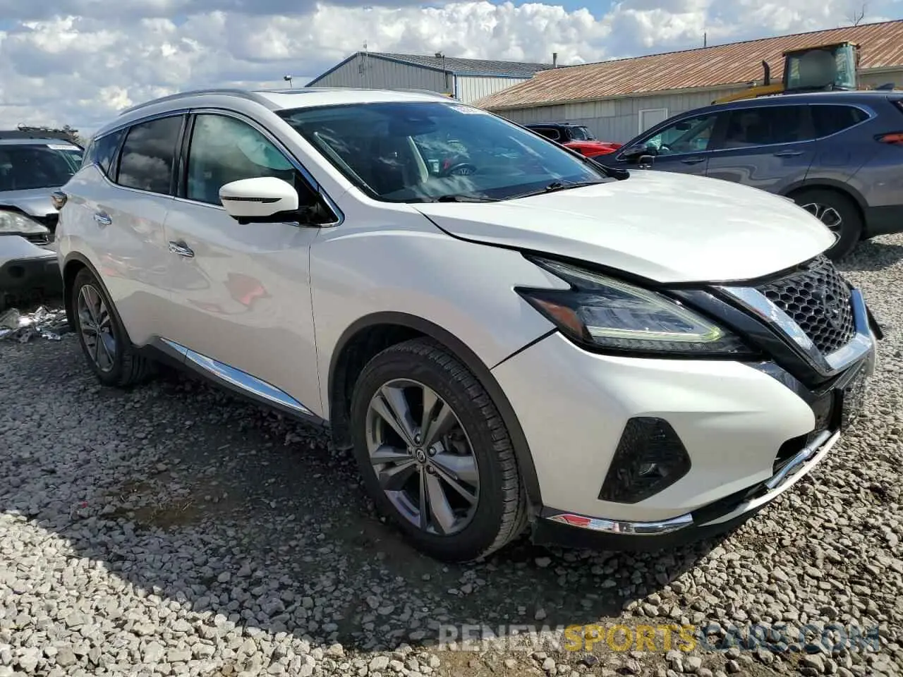 4 fotografías del automóvil dañado 5N1AZ2MS7KN145703 NISSAN MURANO 2019