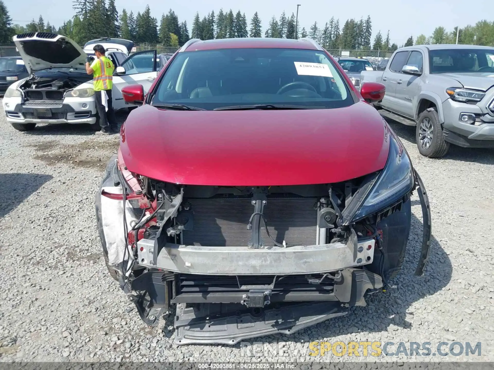 13 fotografías del automóvil dañado 5N1AZ2MS8KN150005 NISSAN MURANO 2019