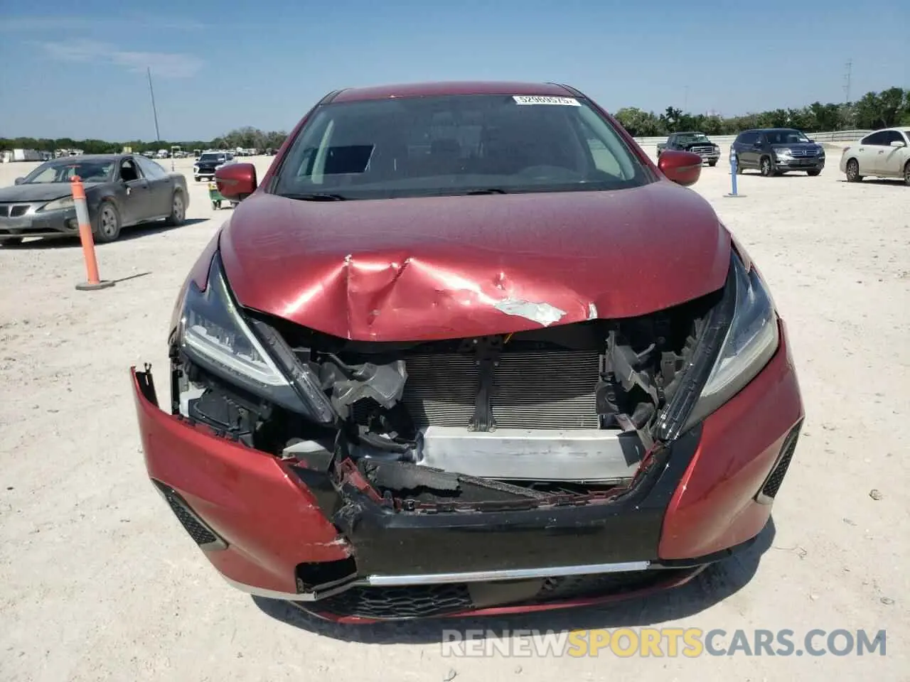 5 fotografías del automóvil dañado 5N1AZ2MS8KN161750 NISSAN MURANO 2019