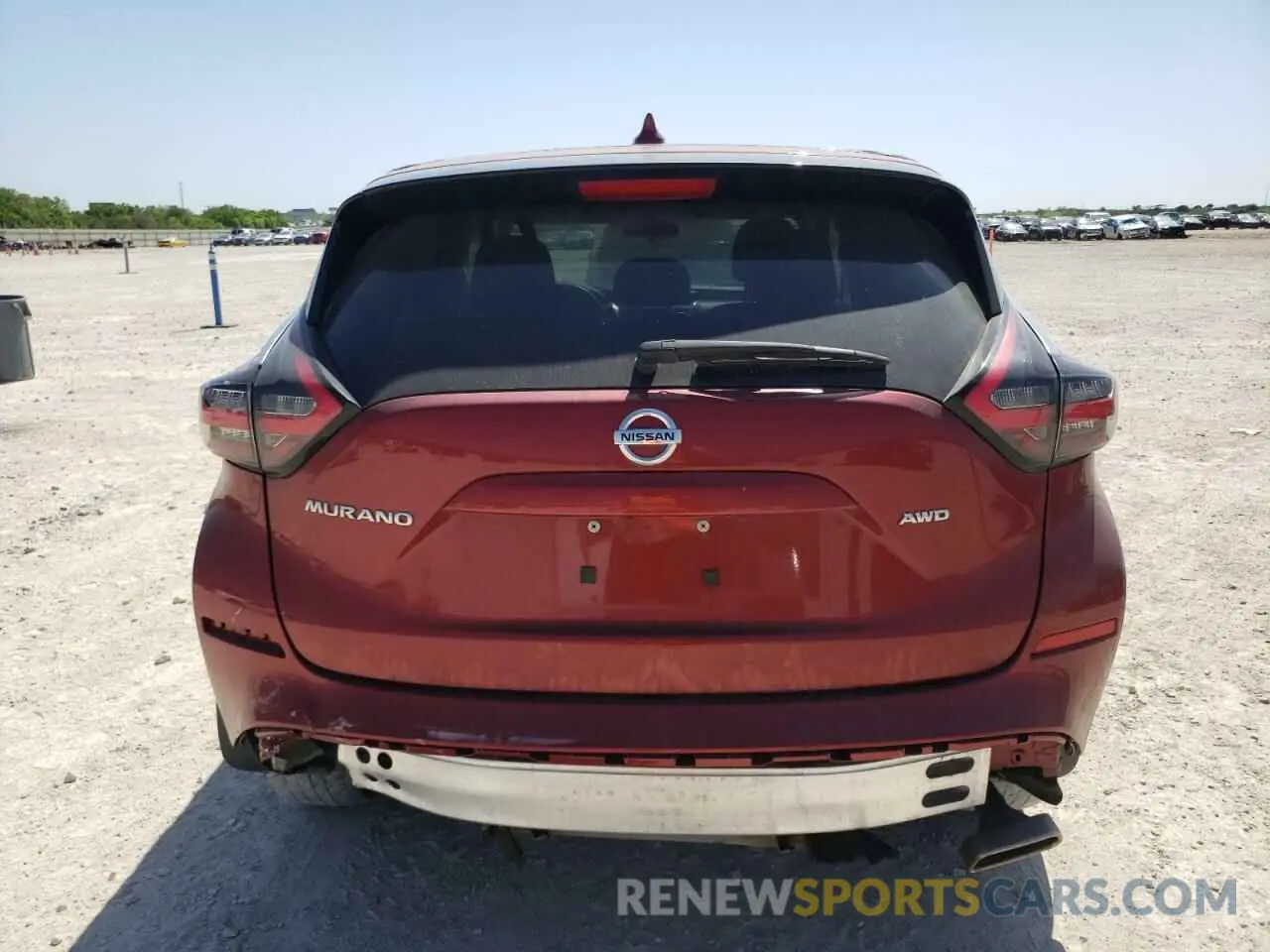 6 fotografías del automóvil dañado 5N1AZ2MS8KN161750 NISSAN MURANO 2019