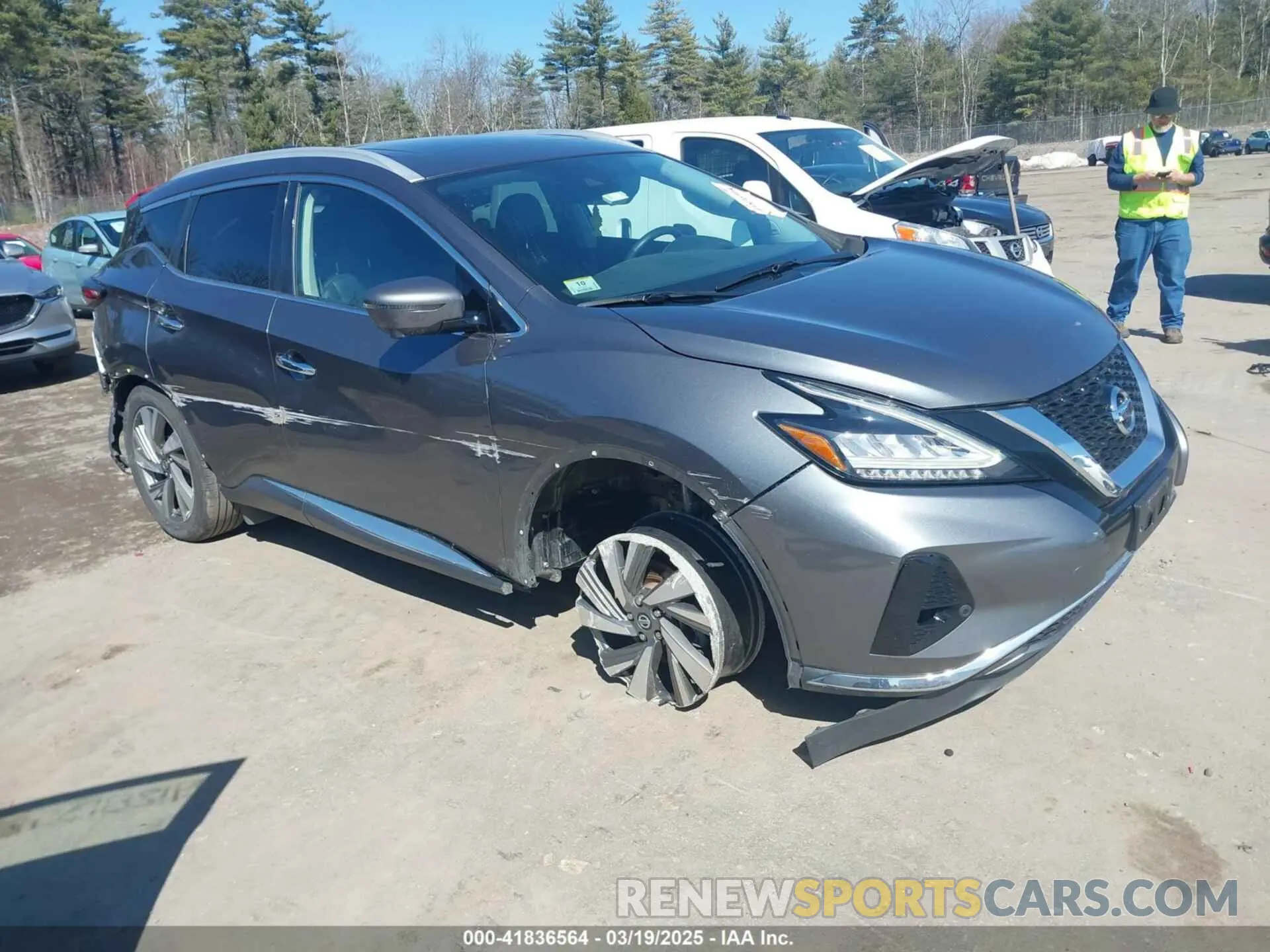 1 fotografías del automóvil dañado 5N1AZ2MS8KN164437 NISSAN MURANO 2019