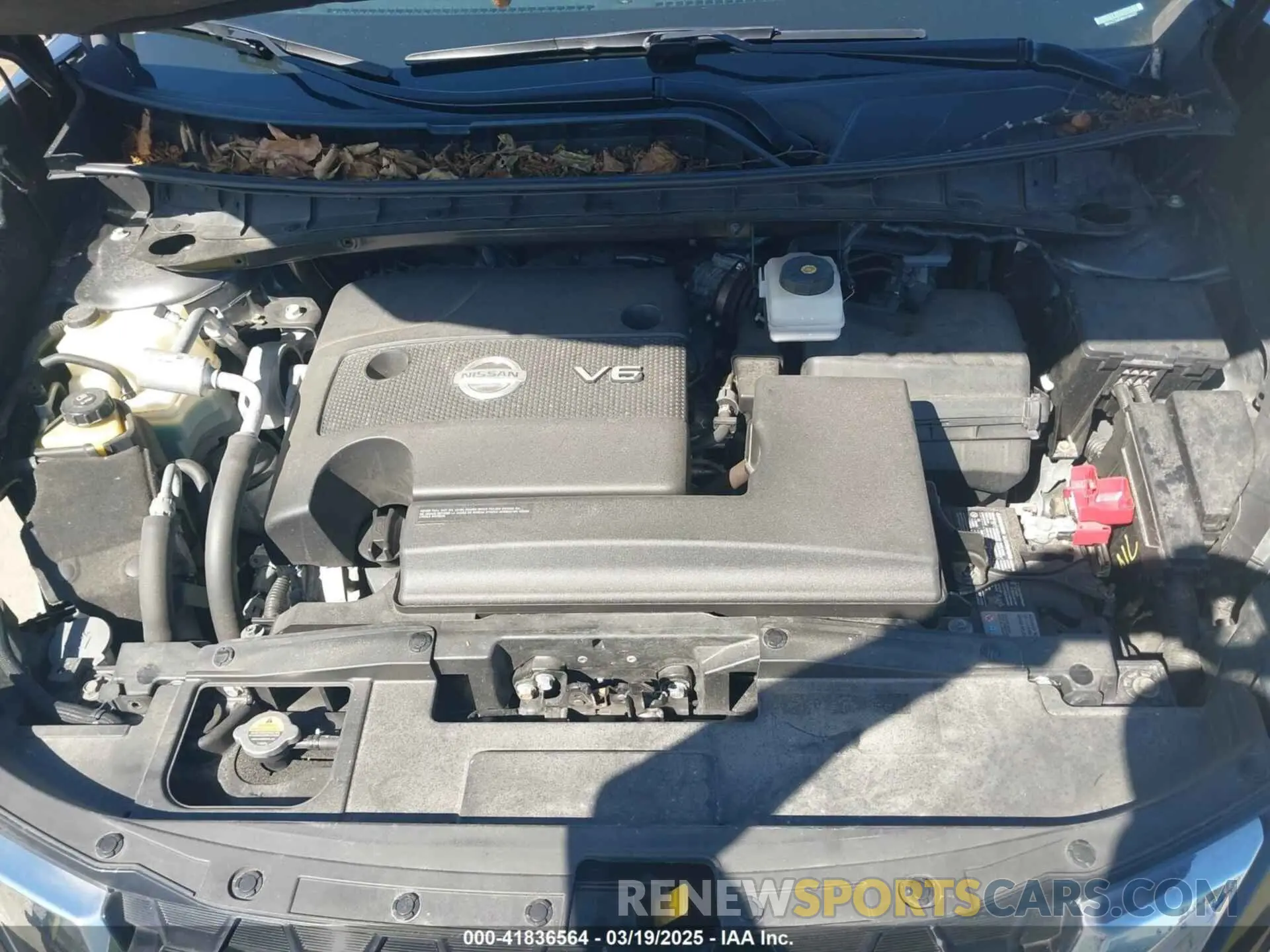 10 fotografías del automóvil dañado 5N1AZ2MS8KN164437 NISSAN MURANO 2019