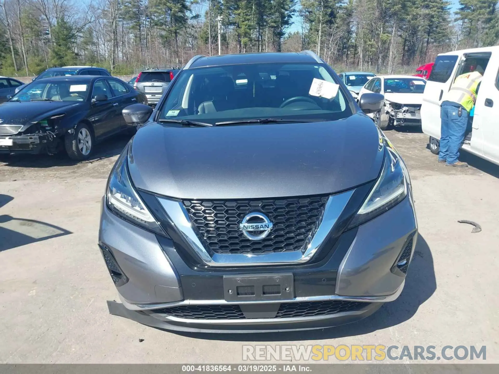 12 fotografías del automóvil dañado 5N1AZ2MS8KN164437 NISSAN MURANO 2019