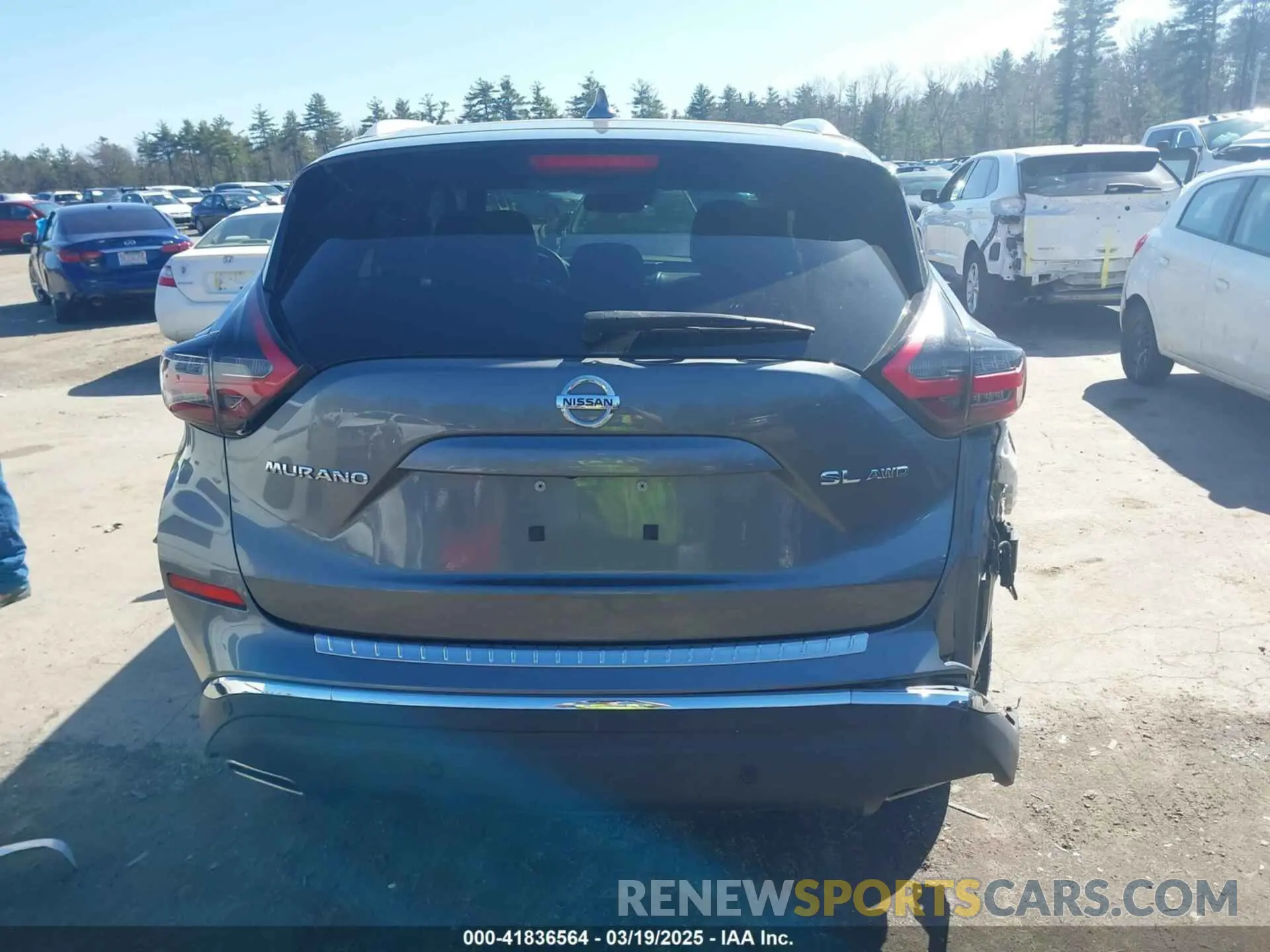 17 fotografías del automóvil dañado 5N1AZ2MS8KN164437 NISSAN MURANO 2019