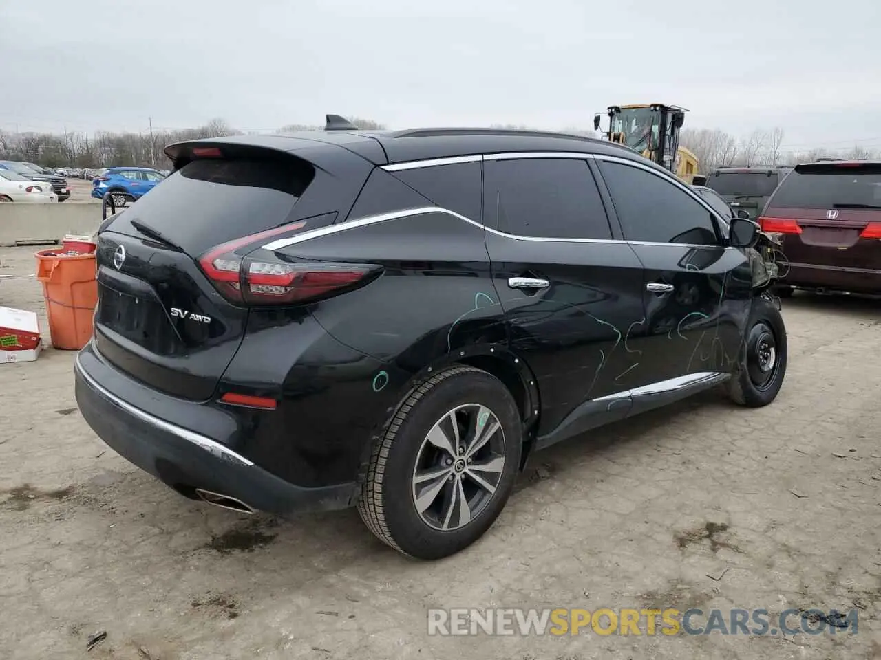 3 fotografías del automóvil dañado 5N1AZ2MS9KN130586 NISSAN MURANO 2019