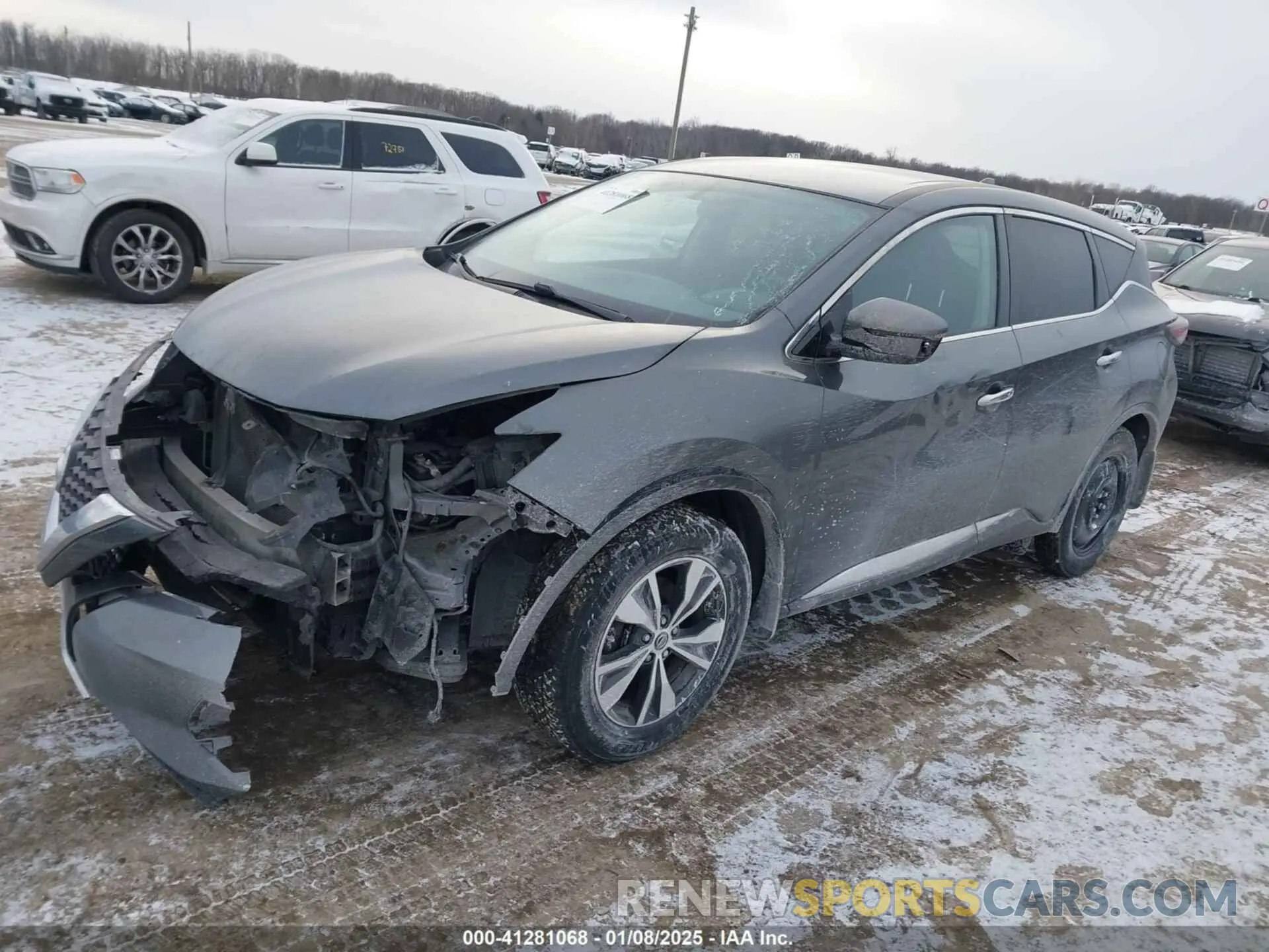2 fotografías del automóvil dañado 5N1AZ2MSXKN166867 NISSAN MURANO 2019
