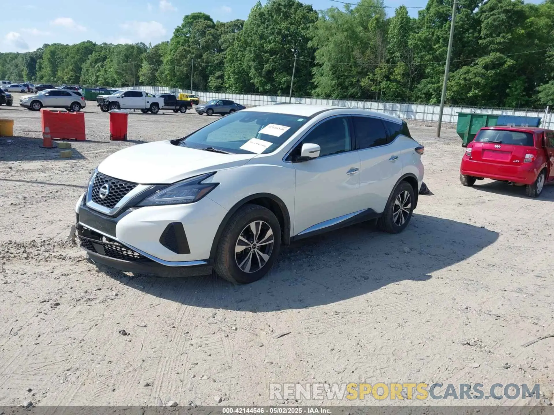 2 fotografías del automóvil dañado 5N1AZ2AJ1LN119742 NISSAN MURANO 2020