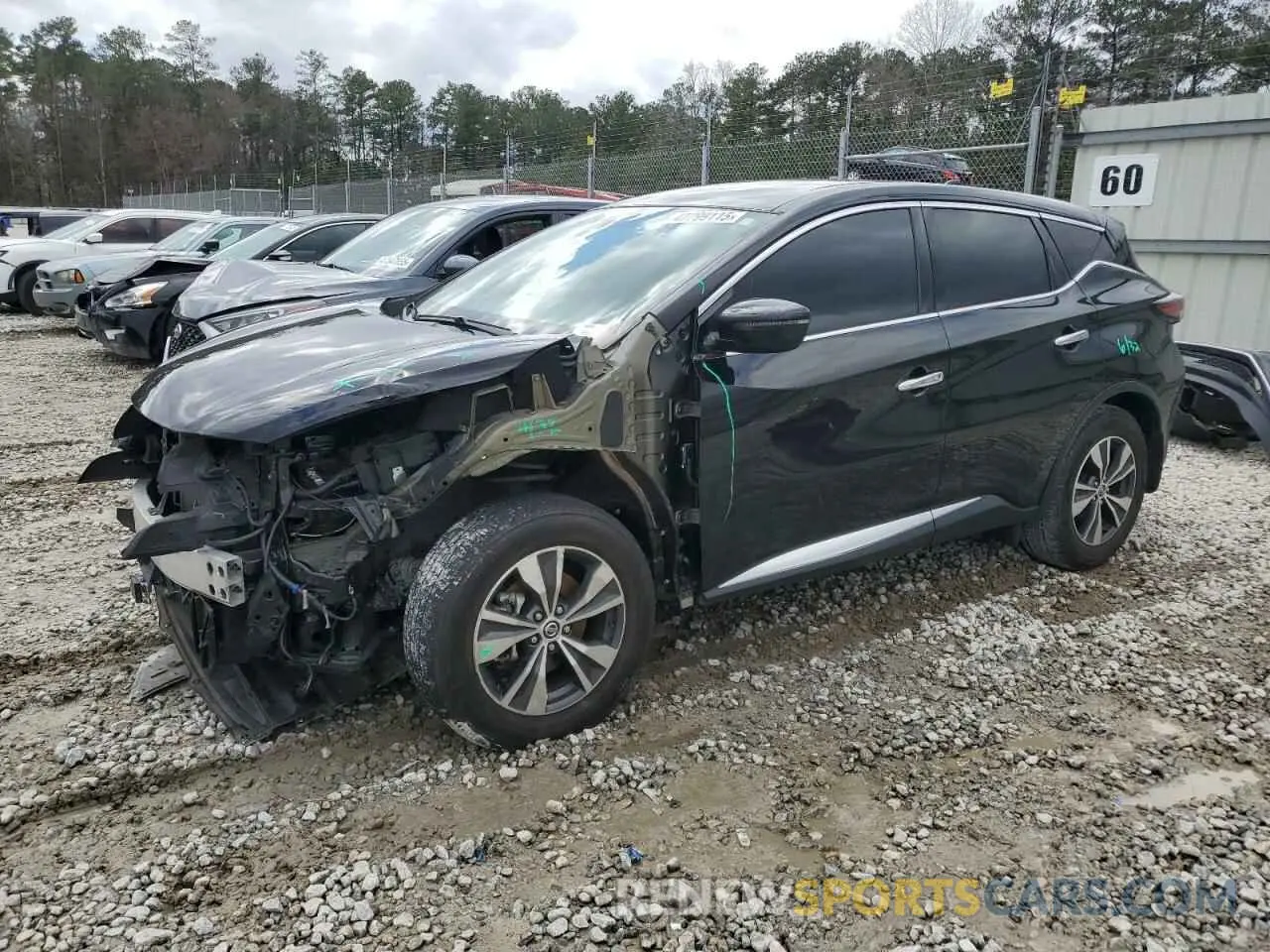 1 fotografías del automóvil dañado 5N1AZ2AJ3LN167310 NISSAN MURANO 2020
